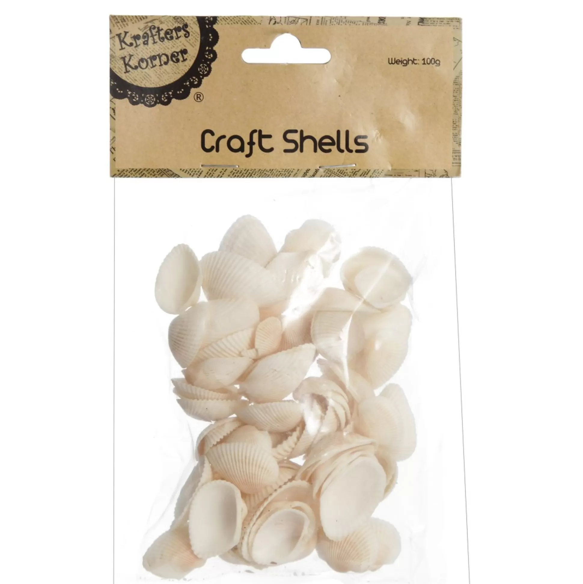 Bag of Small Clam Shells Christmas Craft Supplies |