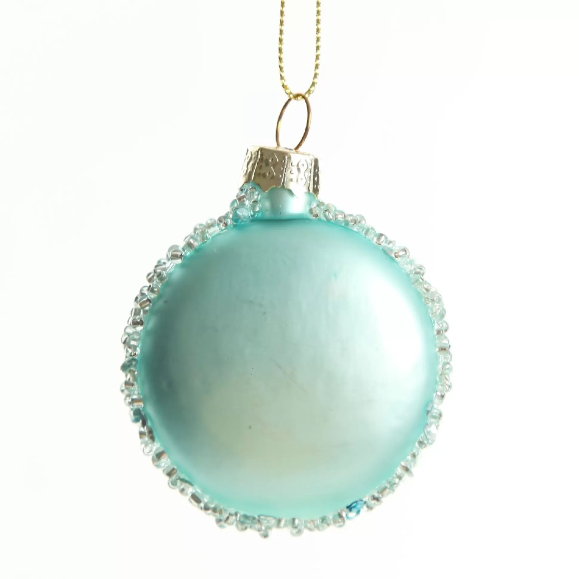 Blue Glass Macaron Christmas Tree Decoration Christmas Tree Decorations |