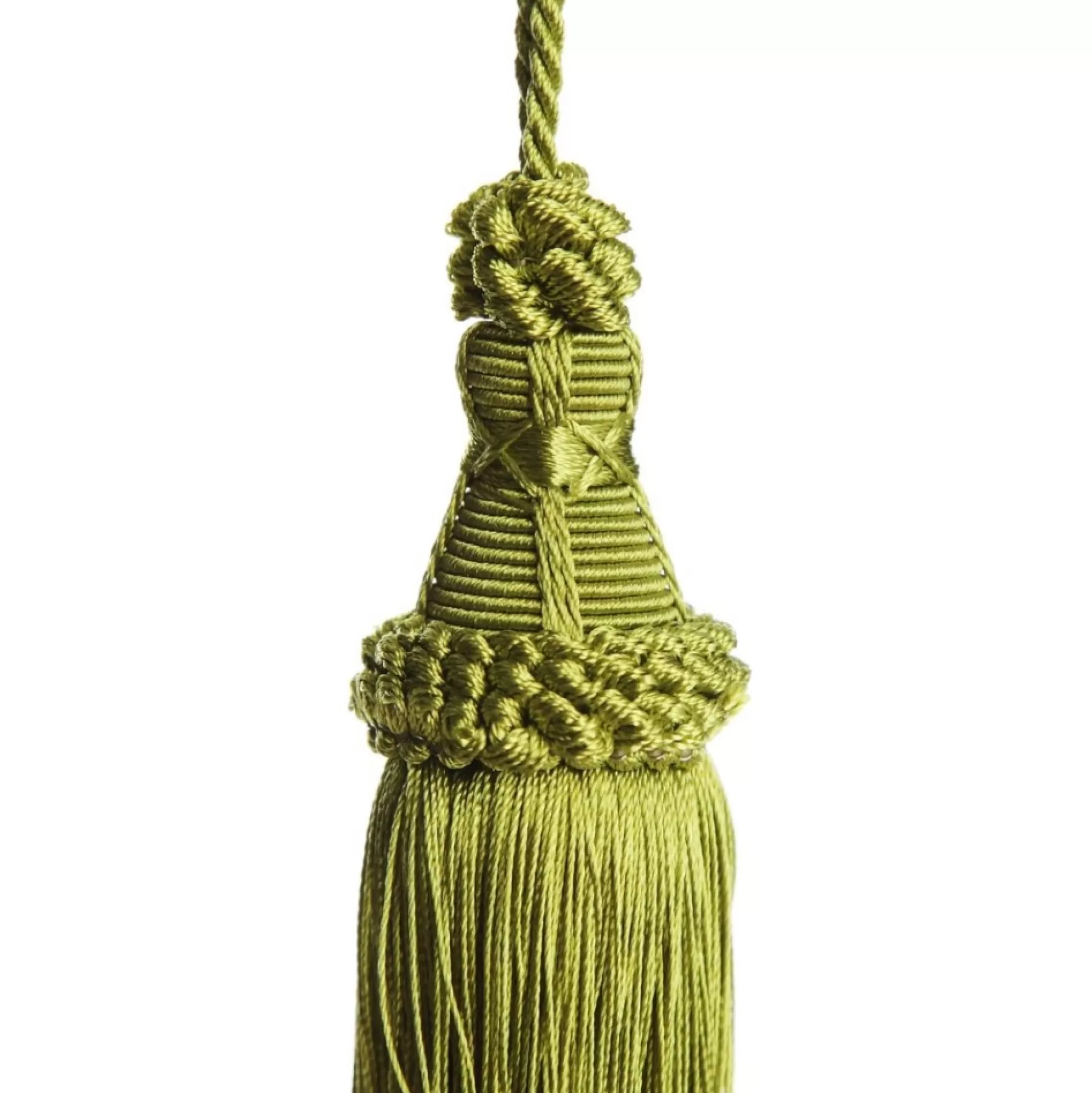 Bright Green Tassel Christmas Tree Decorations |