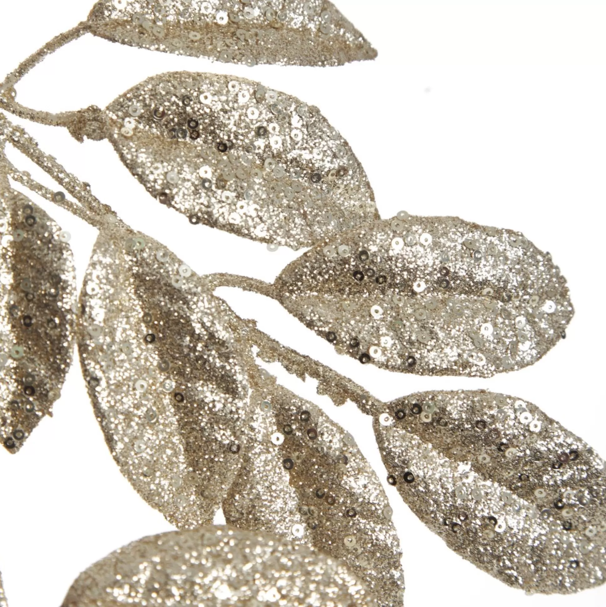 Champagne Sequin Mixed Leaf Christmas Garland Christmas Garlands |