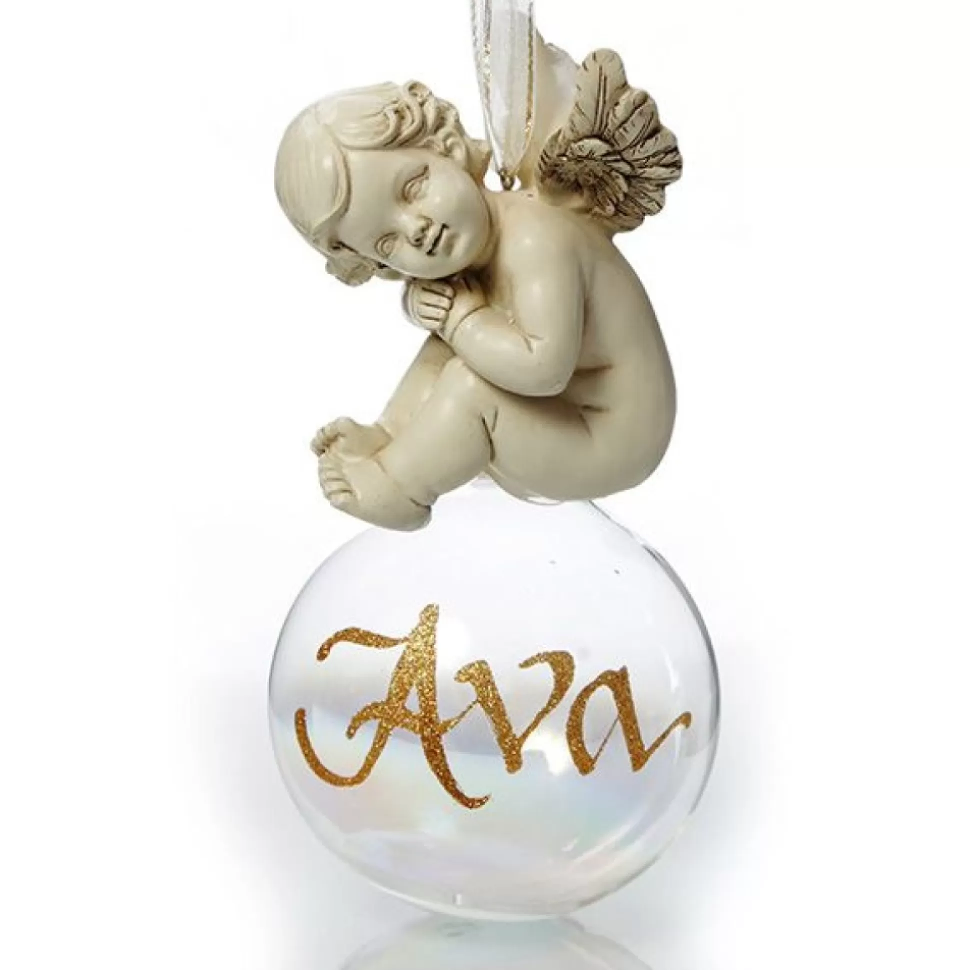 Cherub Personalised Christmas Bauble Personalised Baubles |