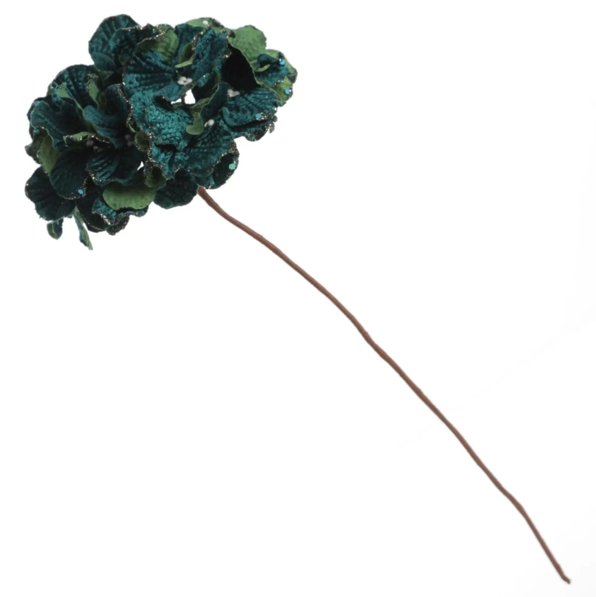 Dark Green Hydrangea Flower Stem Christmas Flowers |
