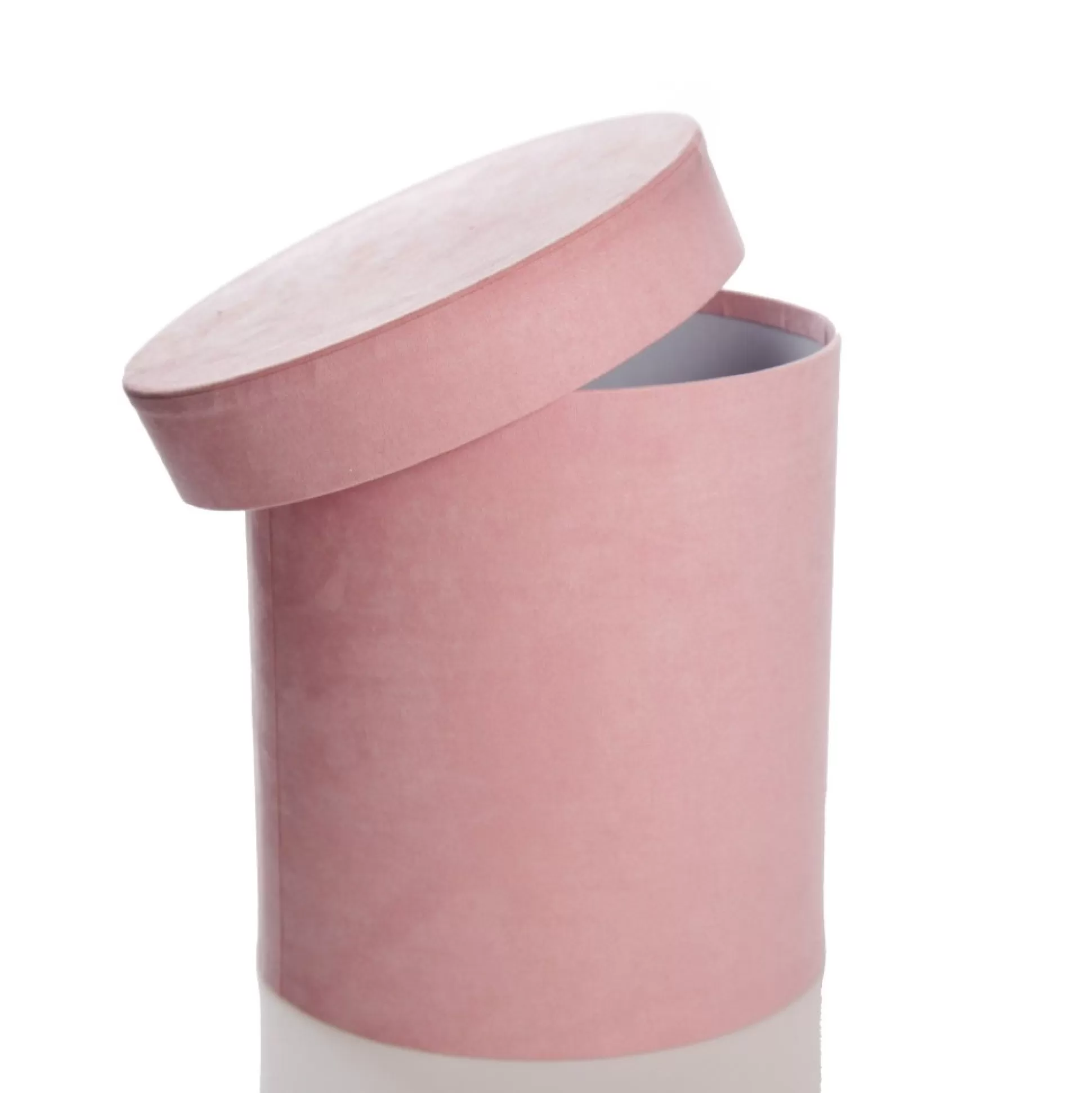 Deluxe Pink Suede Round Giftbox Gift Wrap, Boxes, Bags & Tags |