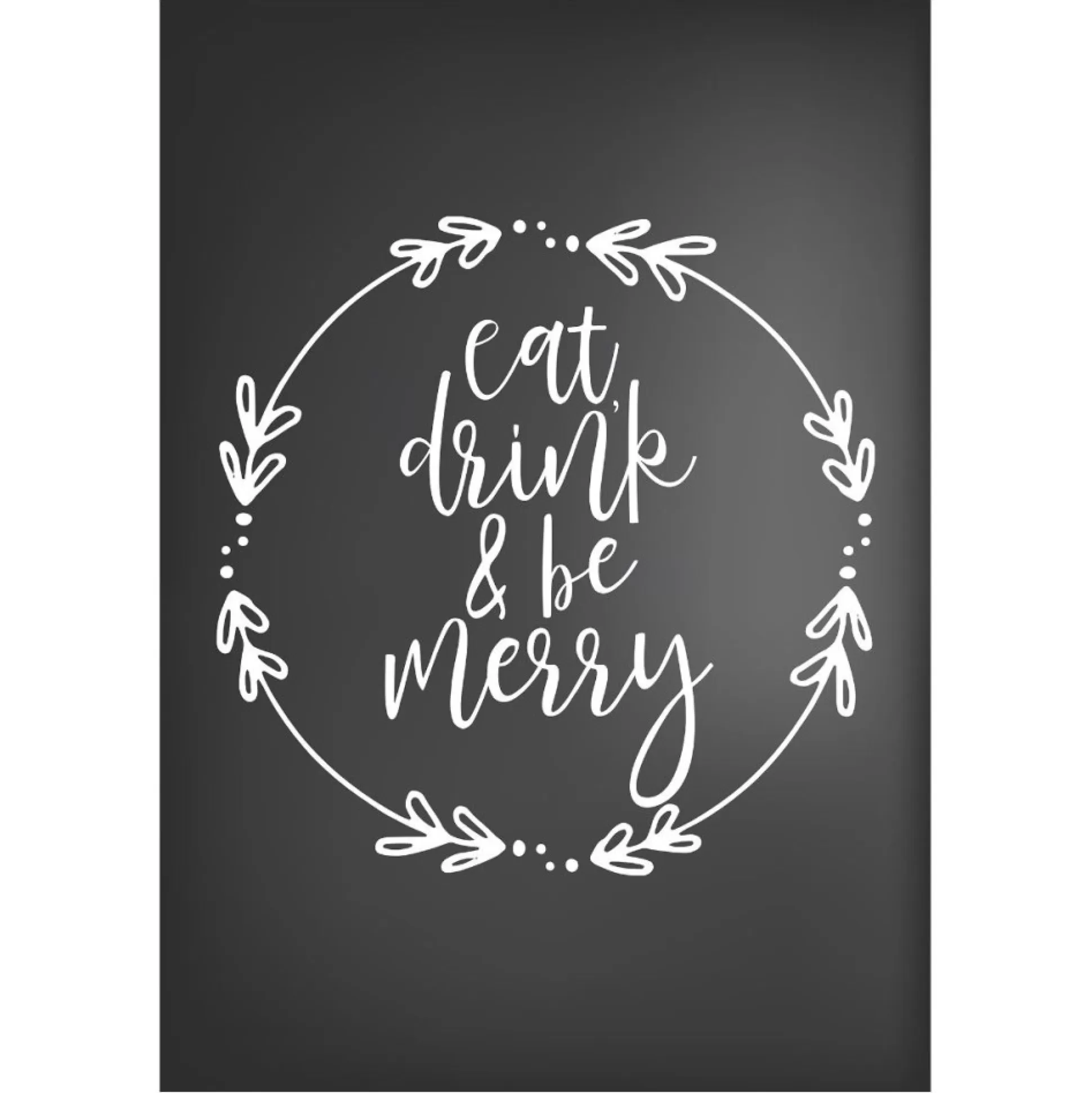 Eat Drink and Be Merry Poster Print Christmas Prints |