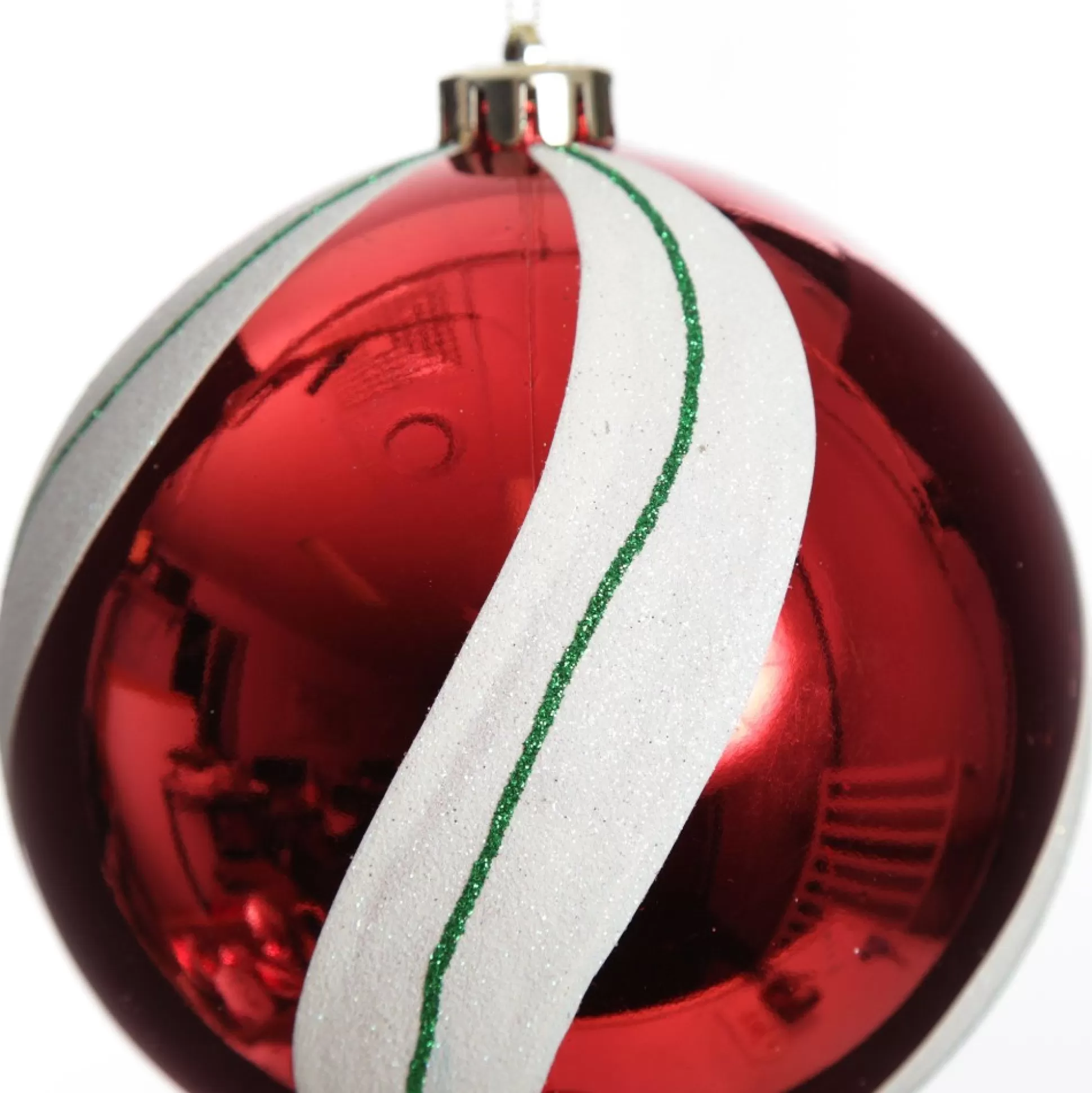 Extra Large Red Swirl Candy Cane Christmas Bauble Decorative Christmas Baubles |