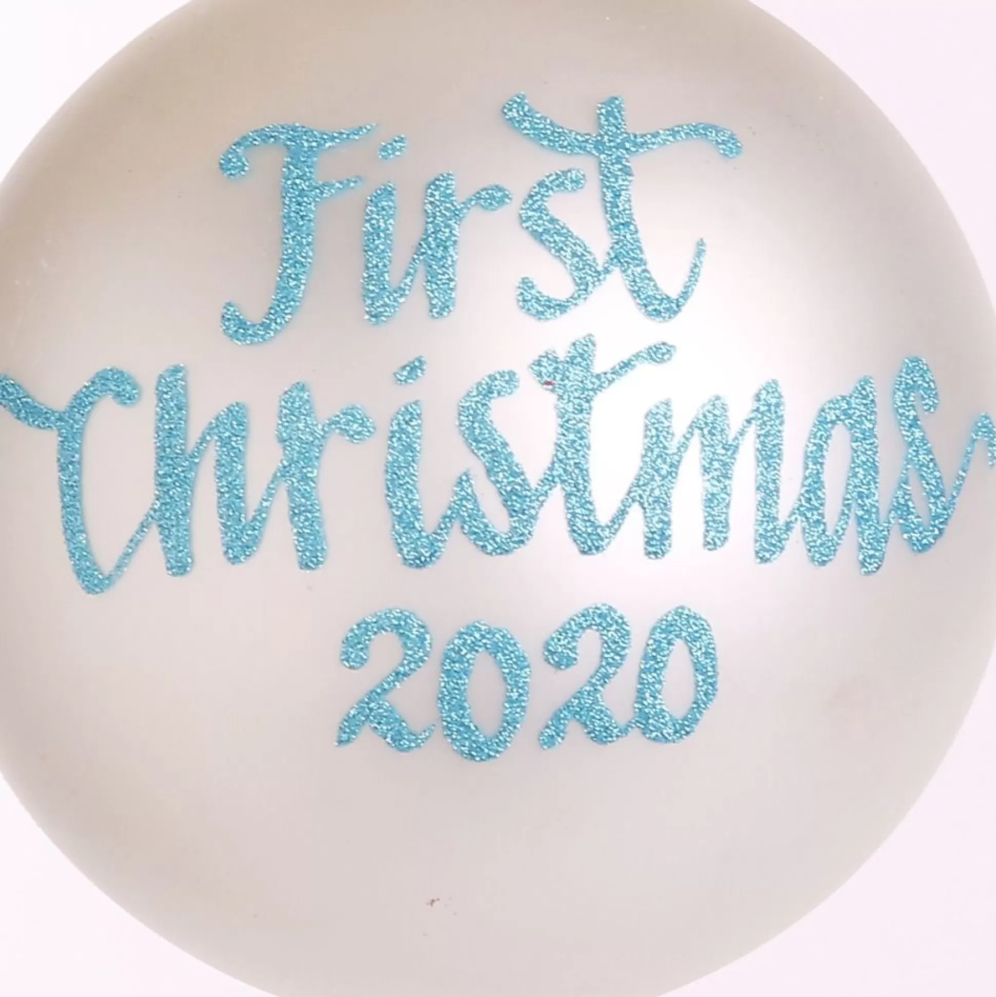 First Christmas Boy Personalised Christmas Bauble Personalised Baubles |