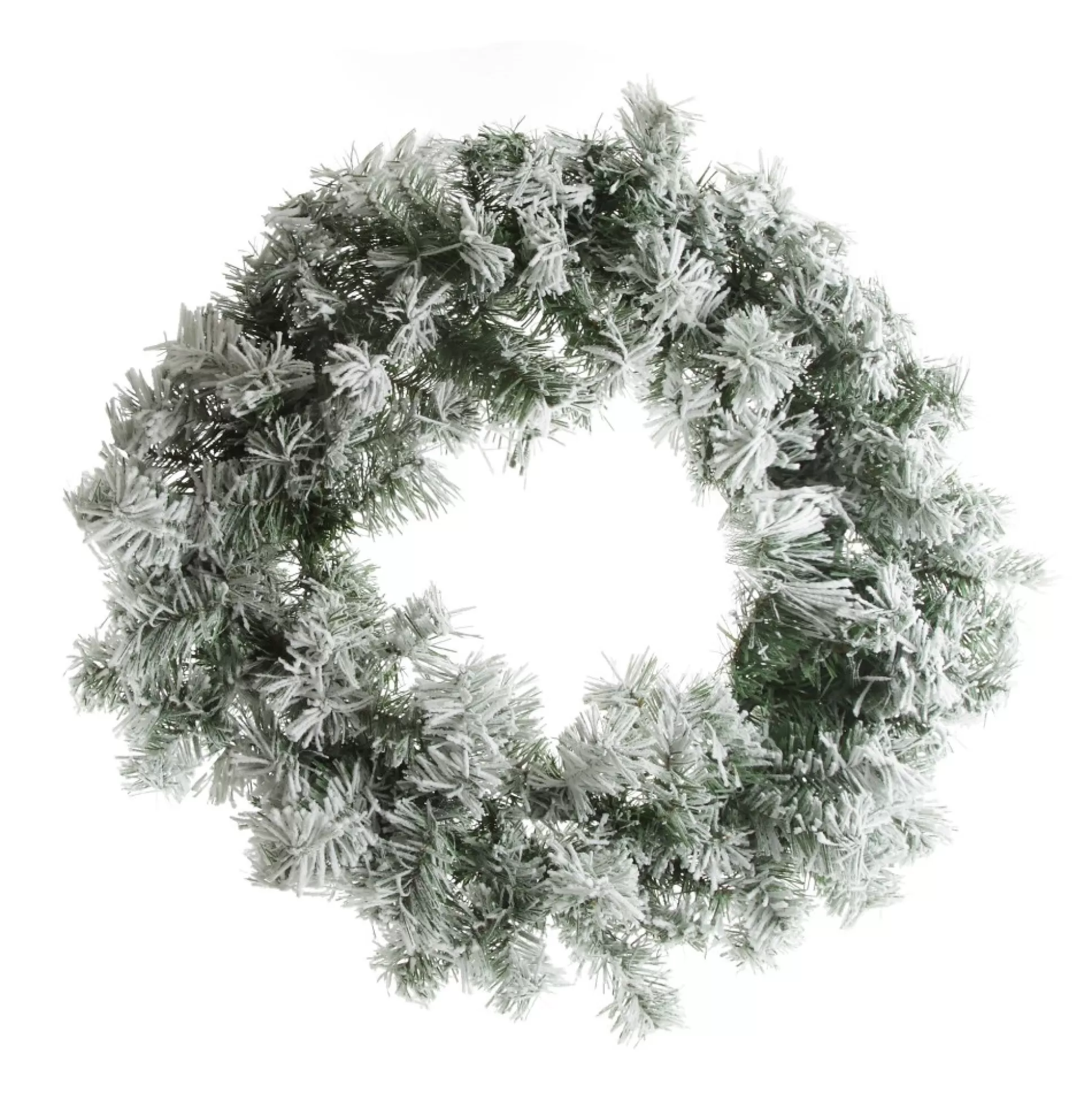 Flocked Alpine Christmas Wreath Christmas Wreaths |