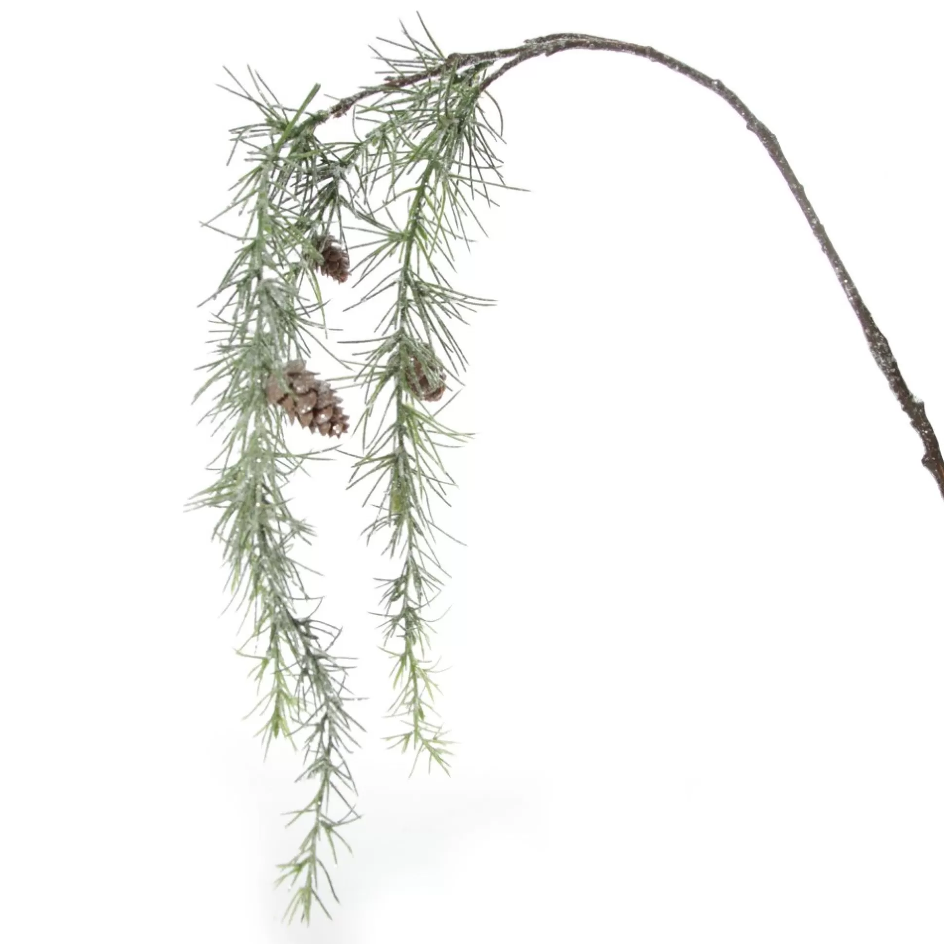 Frosted Pine with Pinecones Hanging Spray Christmas Sprays |