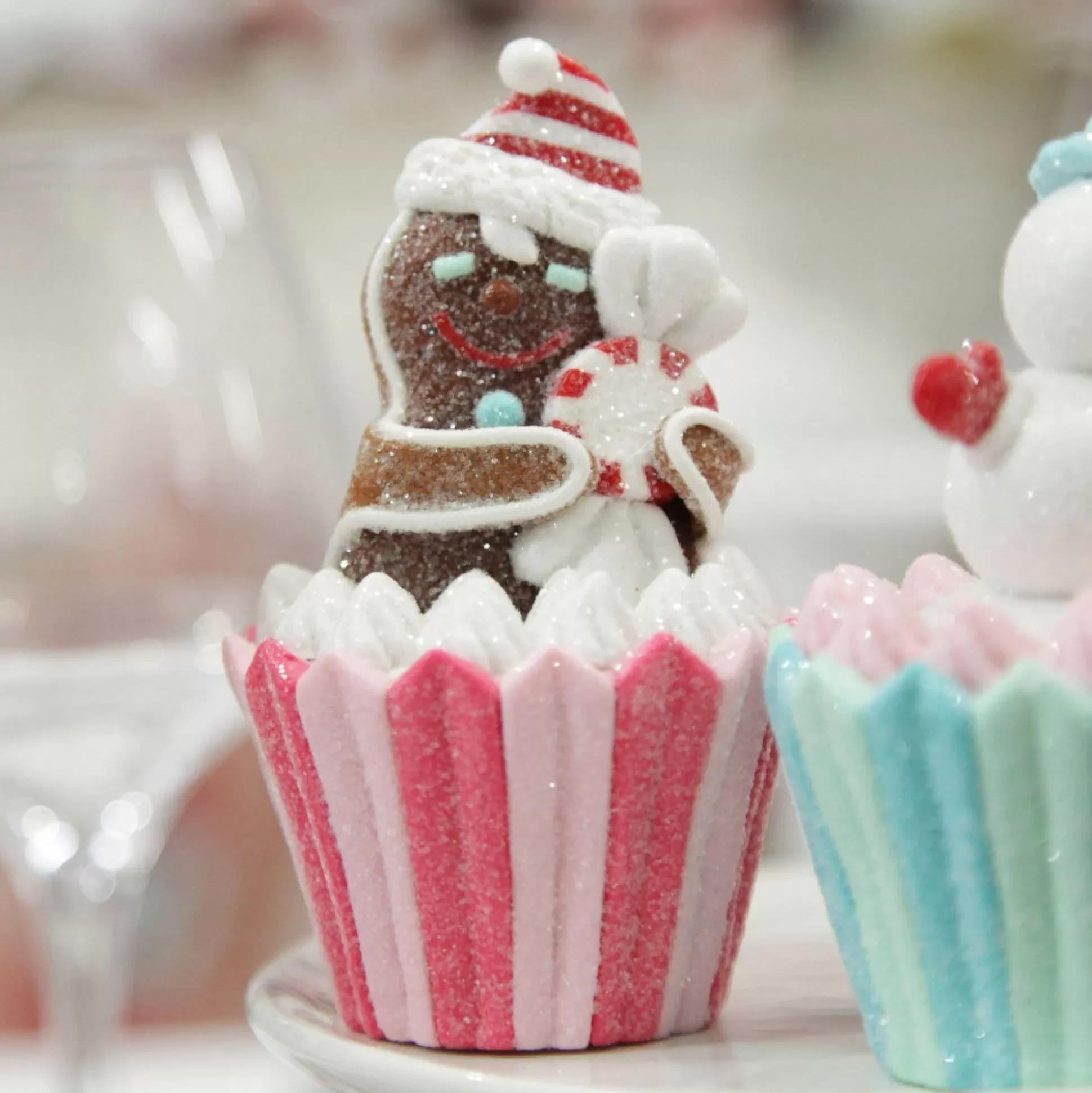 Gingerbread Cupcake Christmas Tree Decoration Christmas Tree Decorations |