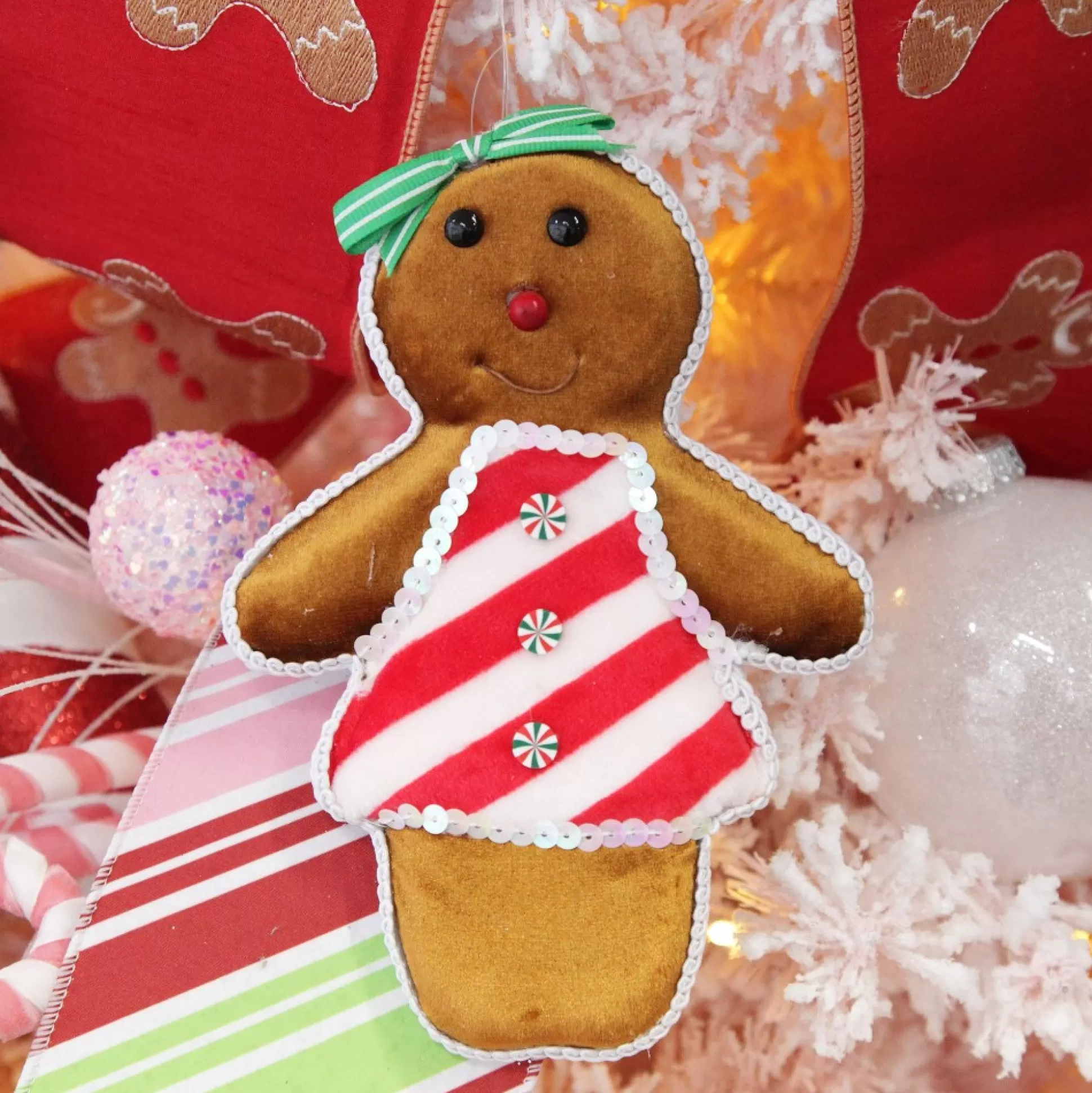 Gingerbread Girl Christmas Tree Decoration Christmas Tree Decorations |