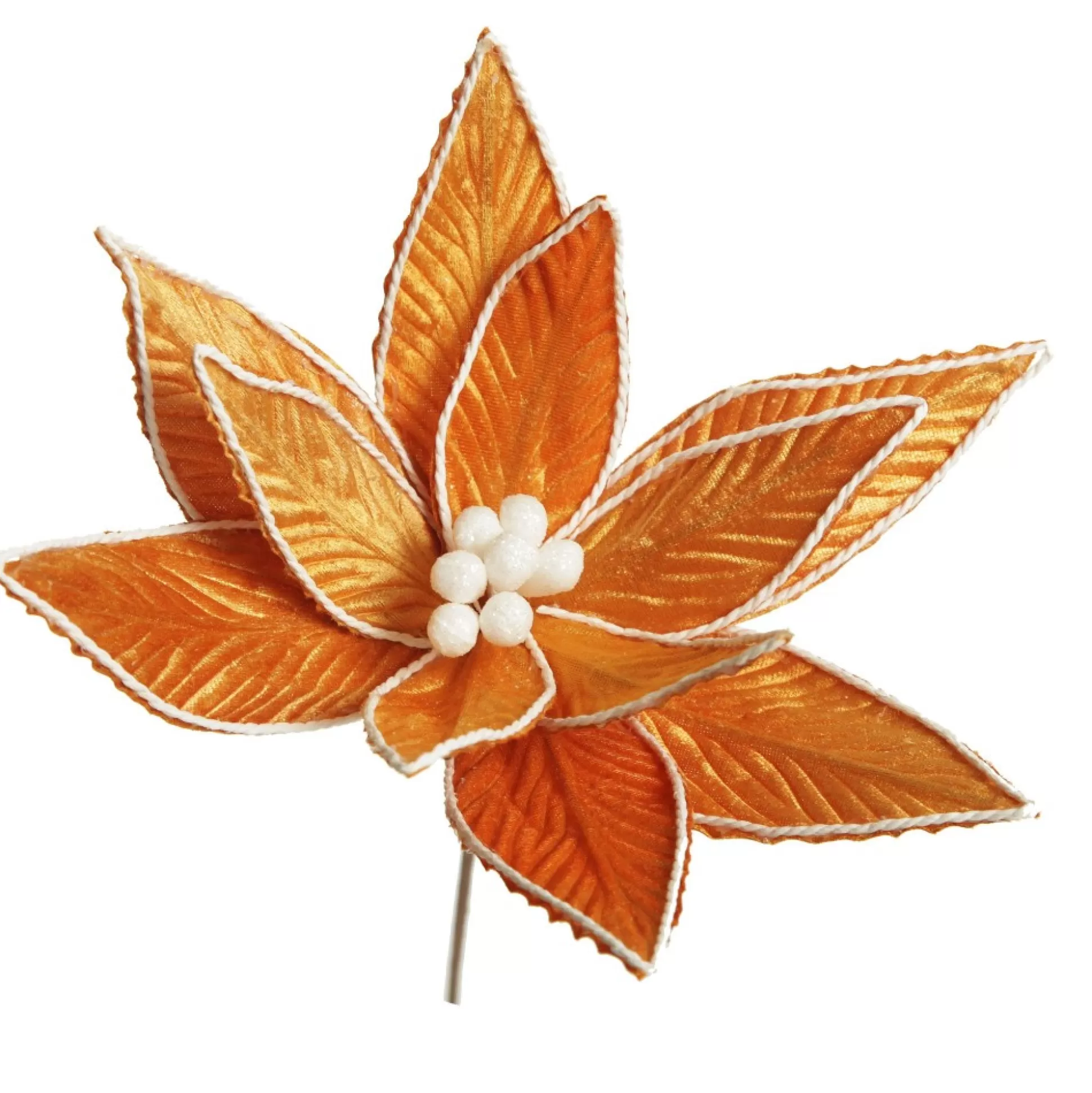 Gingerbread Poinsettia Flower Stem Christmas Flowers |