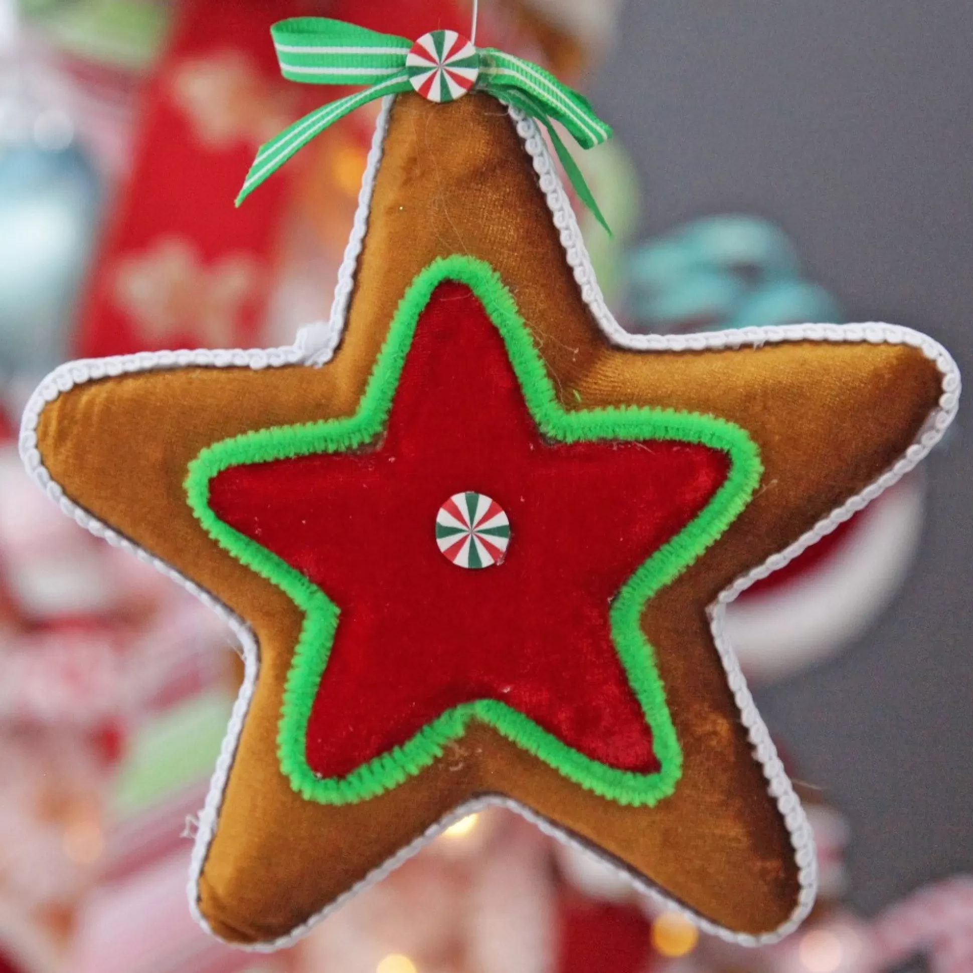 Gingerbread Star Christmas Decoration Christmas Tree Decorations |