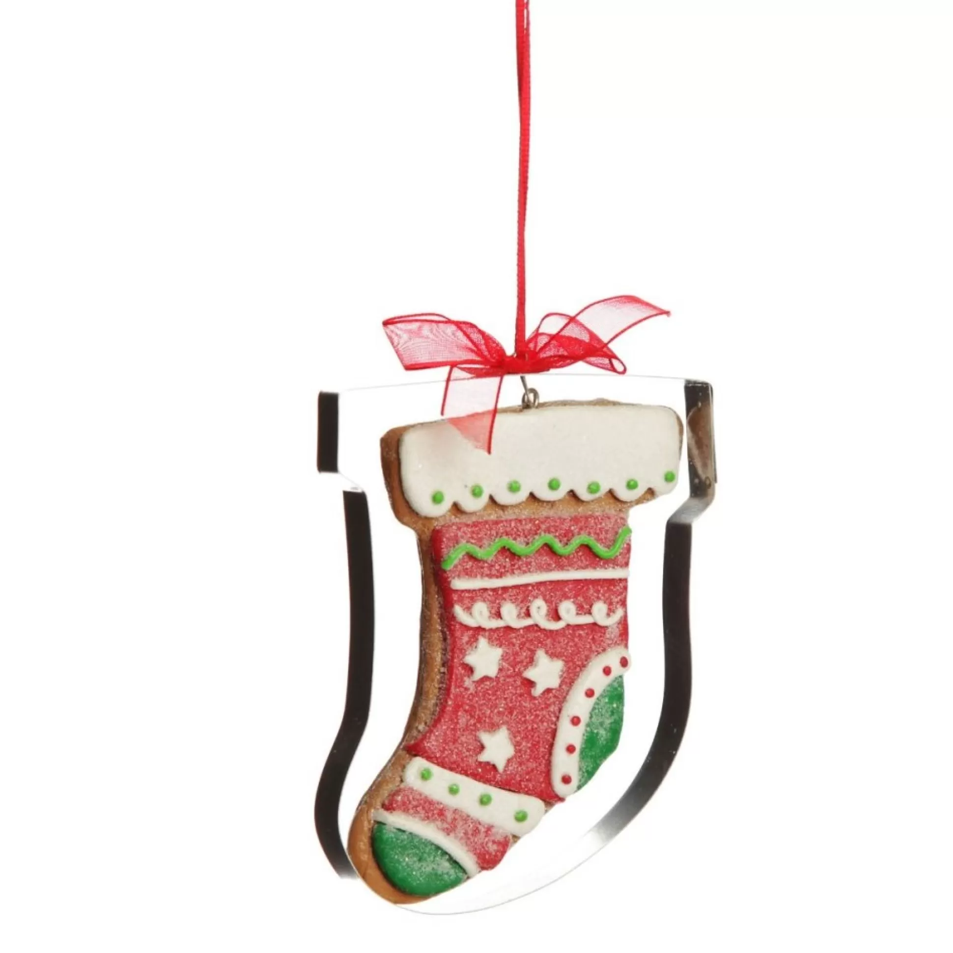 Gingerbread Stocking Cookie Cutter Decoration Christmas Tree Decorations |