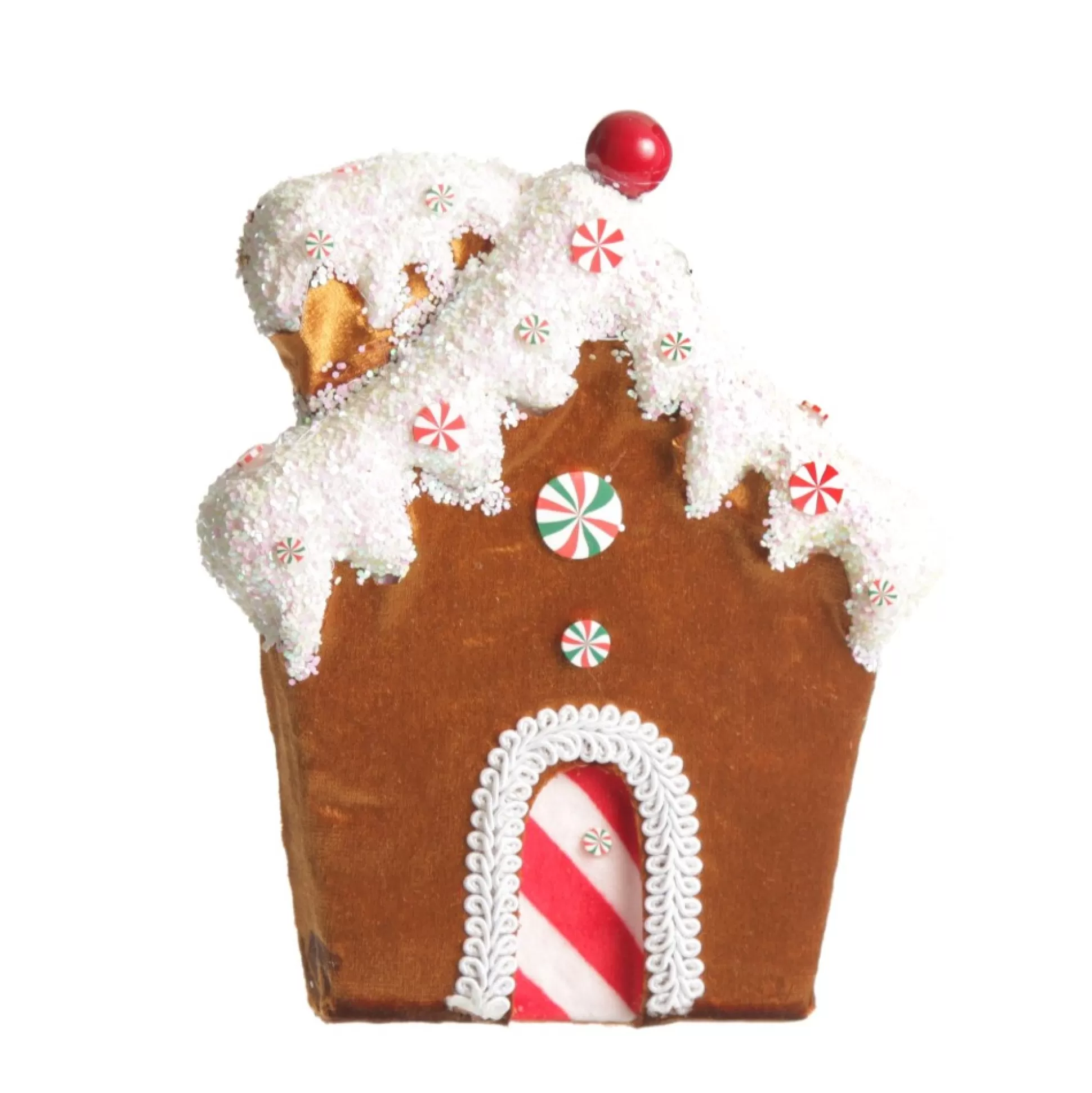 Gingerbread Velvet House Christmas Tree Decoration Christmas Tree Decorations |