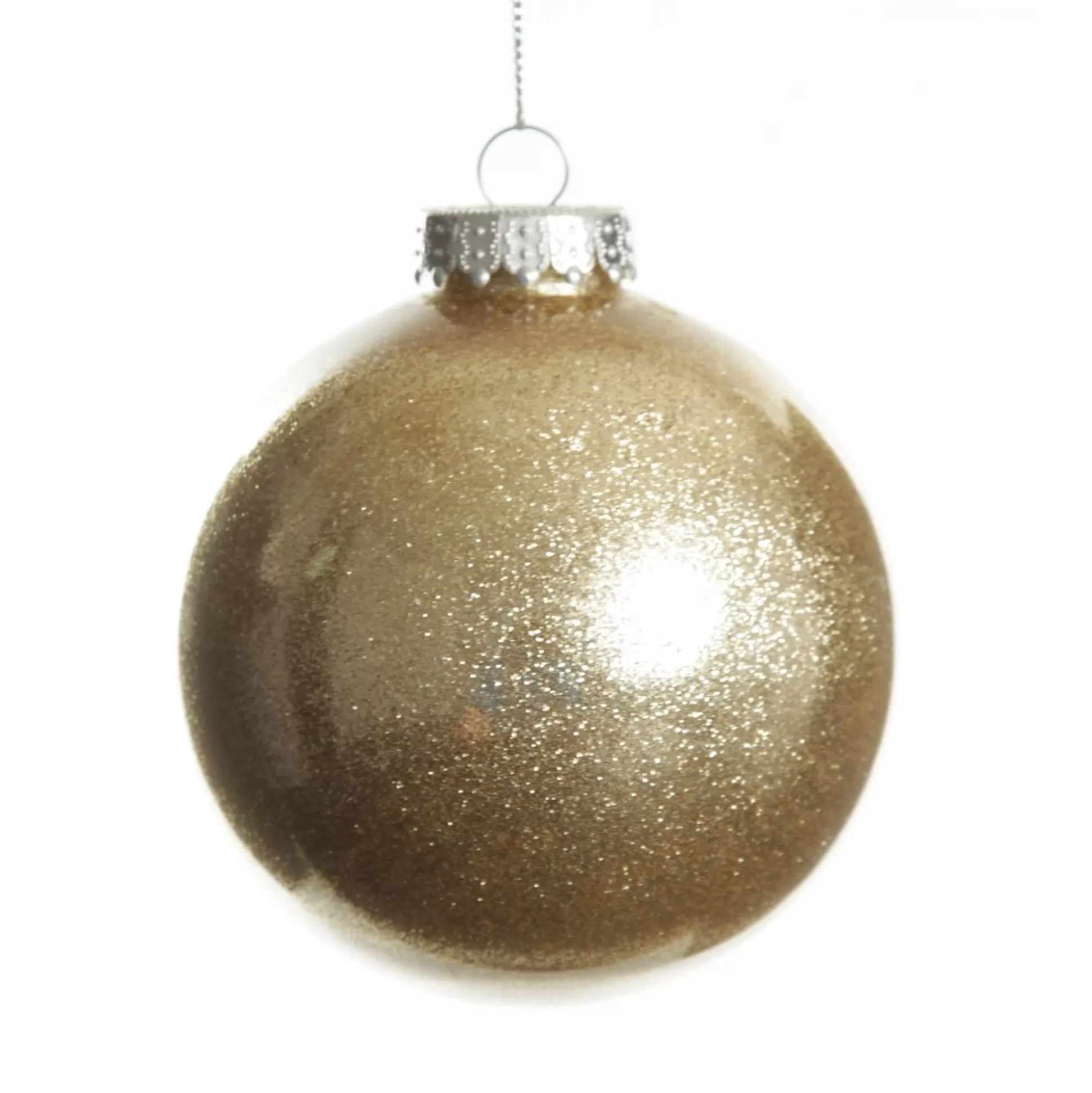 Gold Glitter Christmas Bauble Decorative Christmas Baubles |