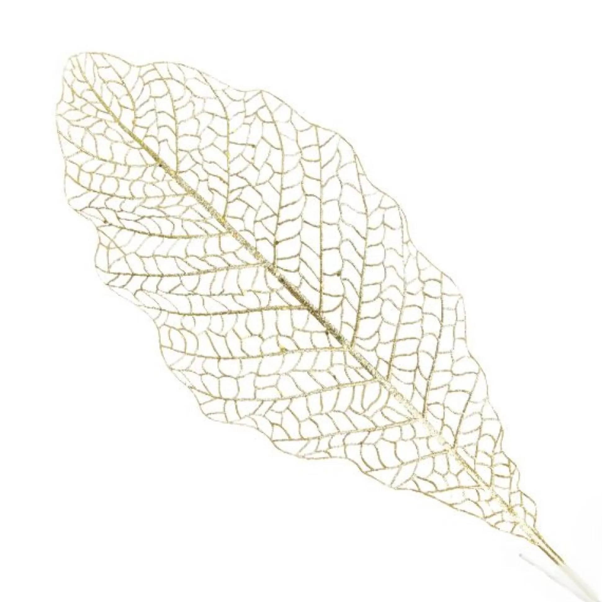 Gold Mesh Palm Leaf Christmas Sprays |
