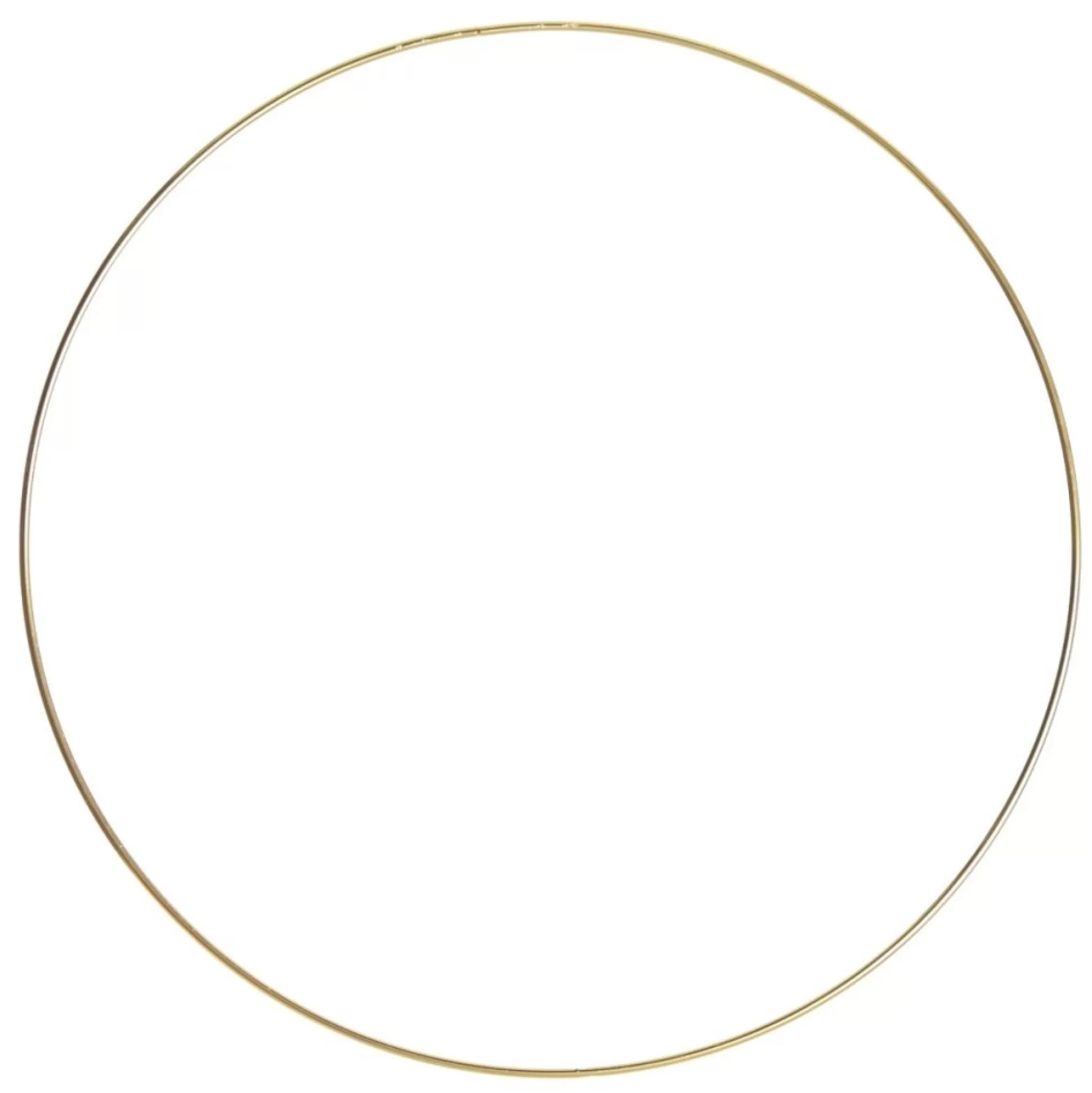 Gold Metal Hoop Wreath Base - 35cm Diy Wreaths |