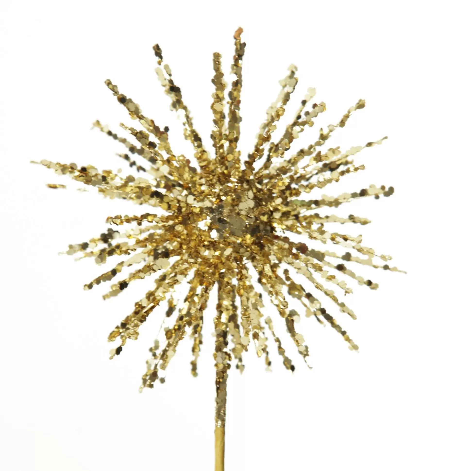 Gold Starburst Sparkle Pick Christmas Tree Picks |