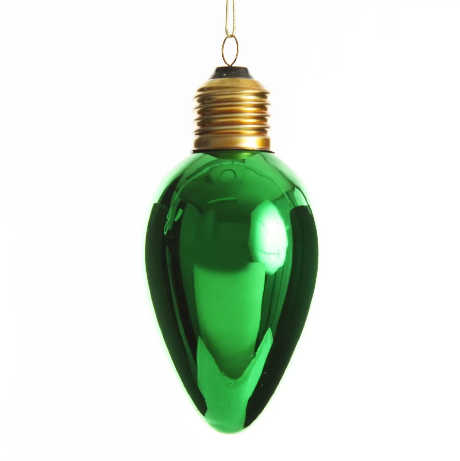 Green Light Bulb Hanging Christmas Decoration Christmas Tree Decorations |