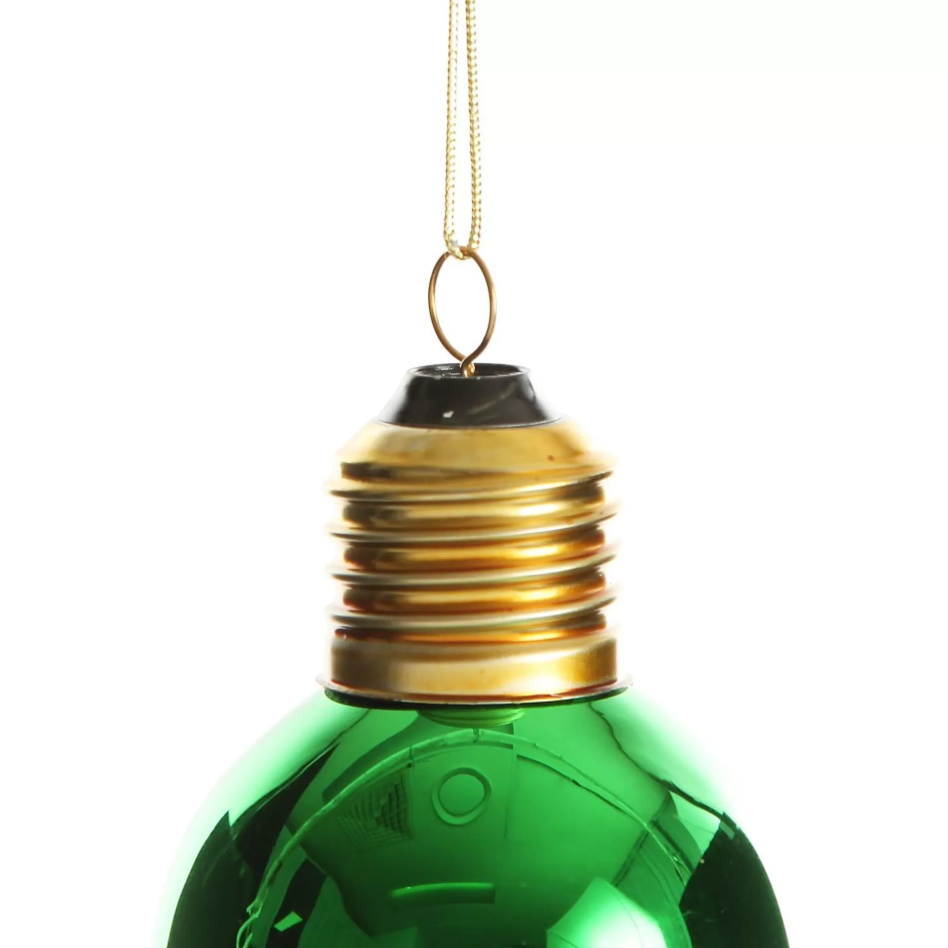 Green Light Bulb Hanging Christmas Decoration Christmas Tree Decorations |