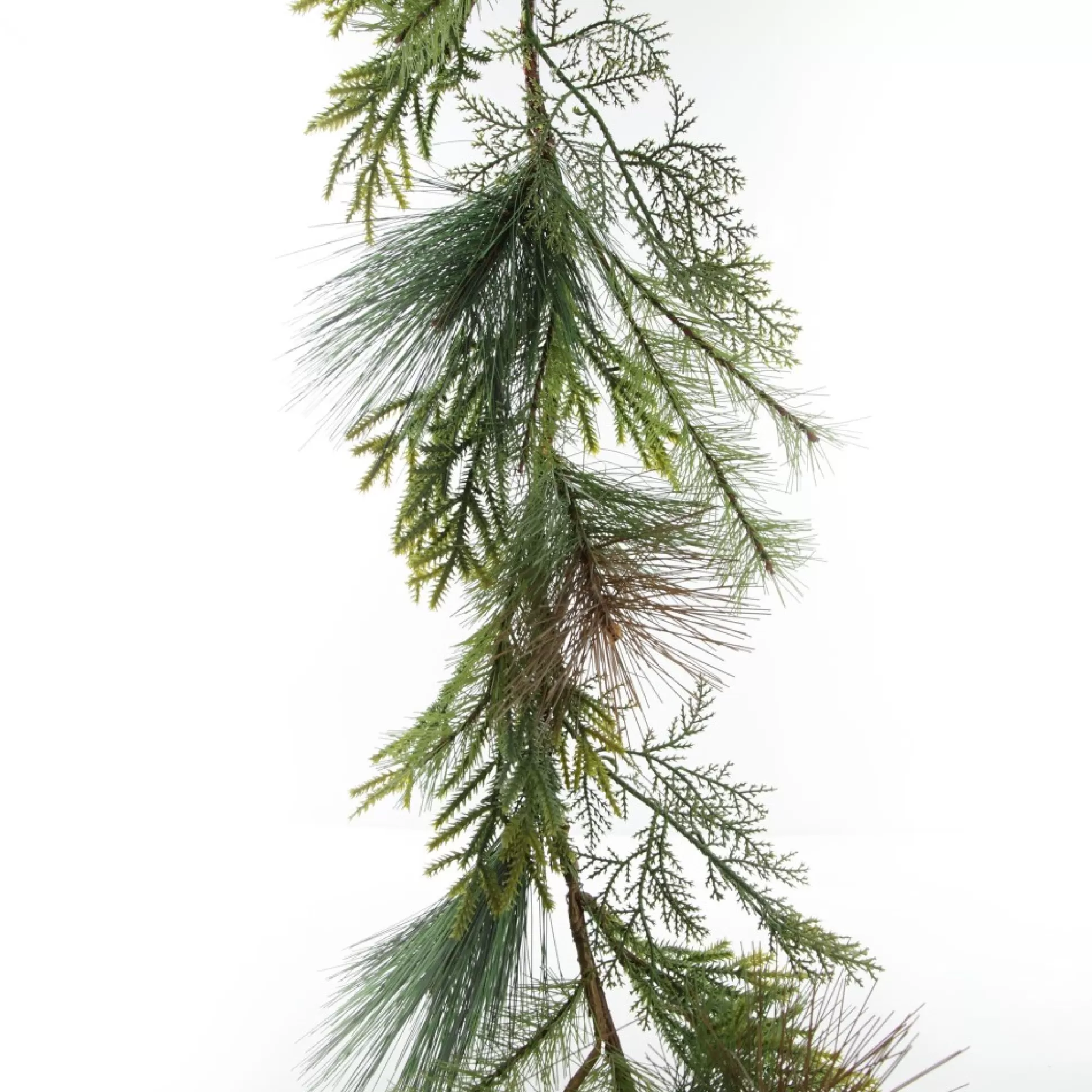 Green Mixed Leaf Christmas Garland Christmas Garlands |