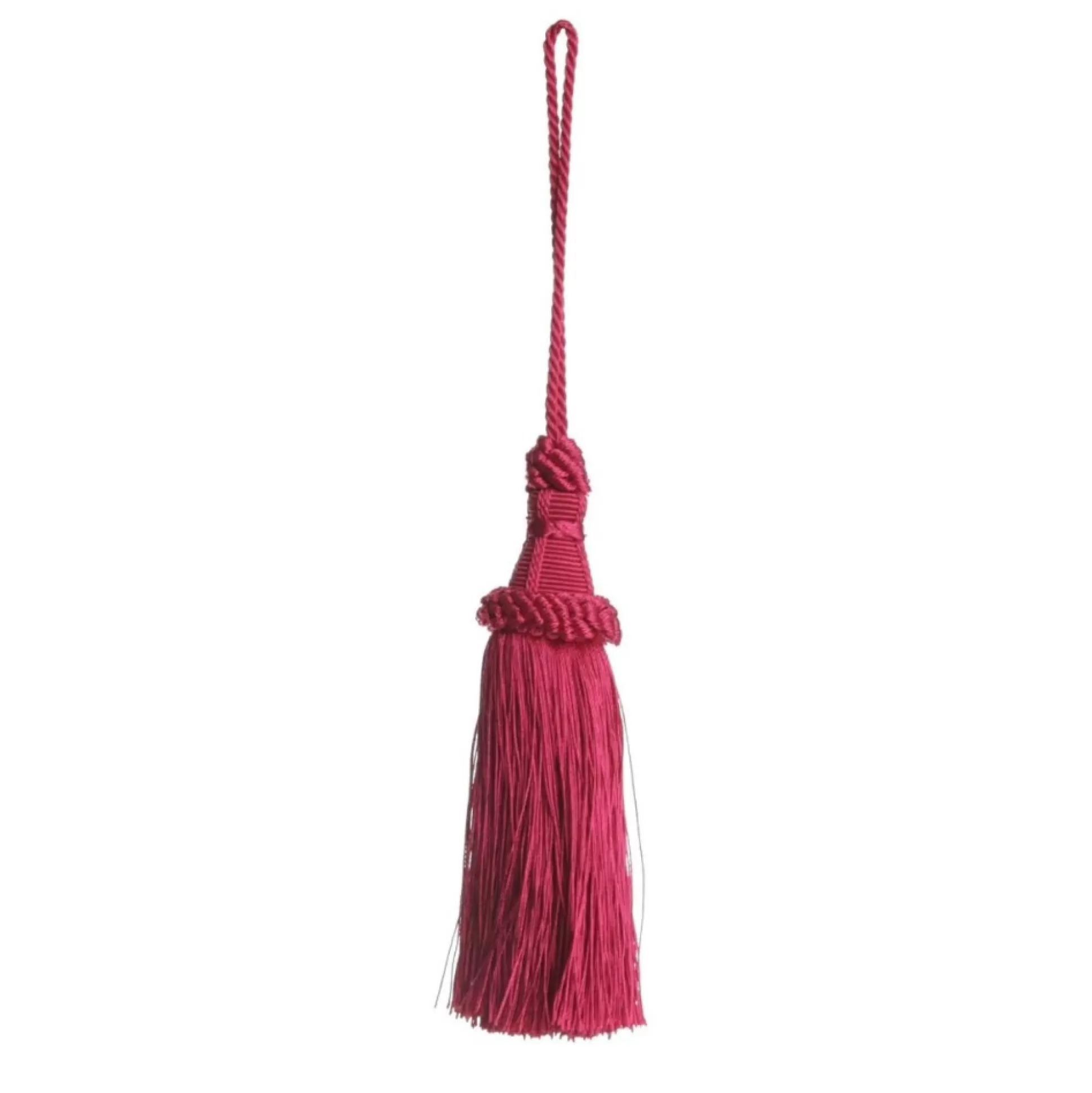 Hot Pink Tassel Christmas Tree Decorations |