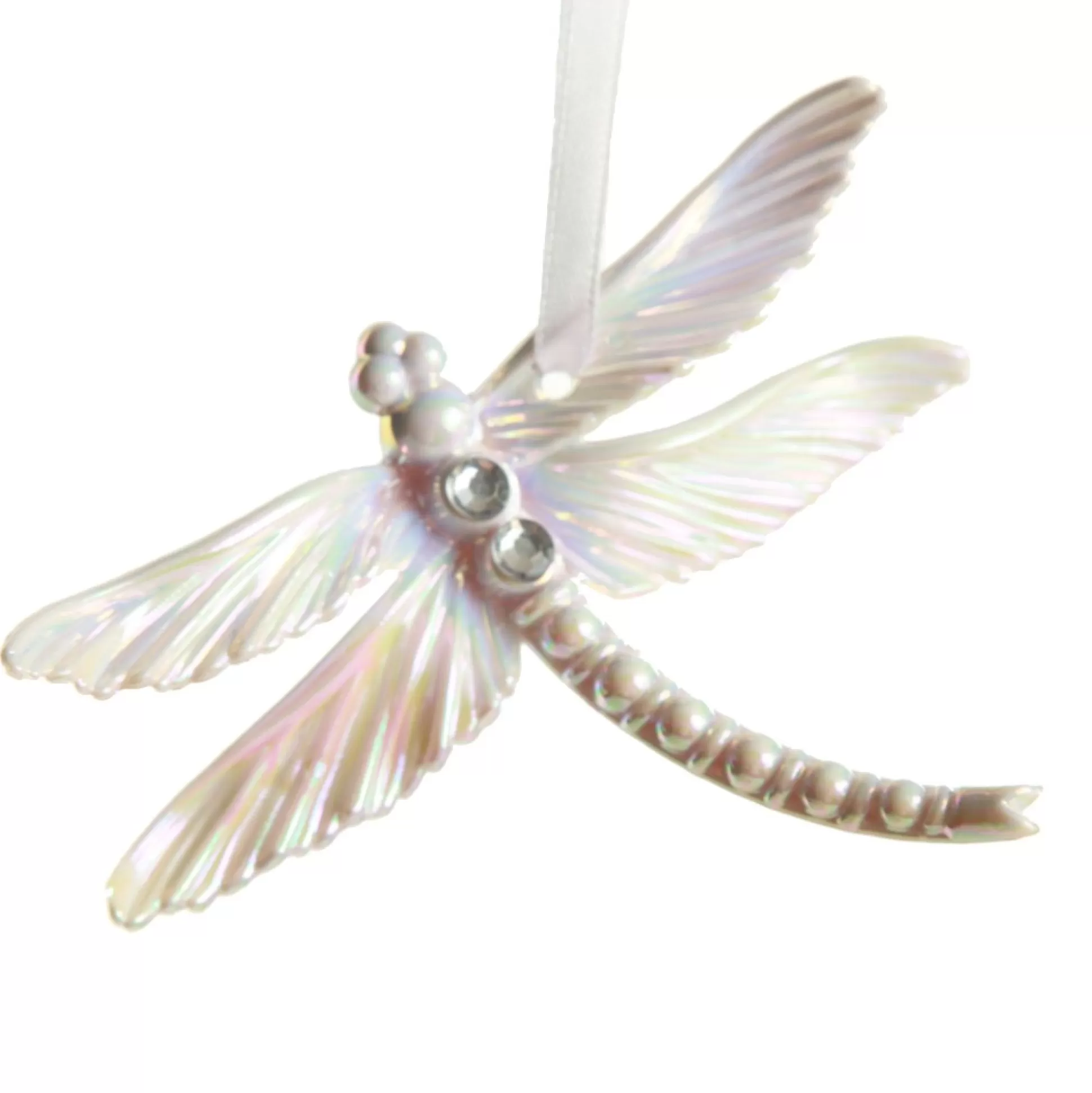 Iridescent Dragonfly Christmas Tree Decoration Butterflies And Birds |
