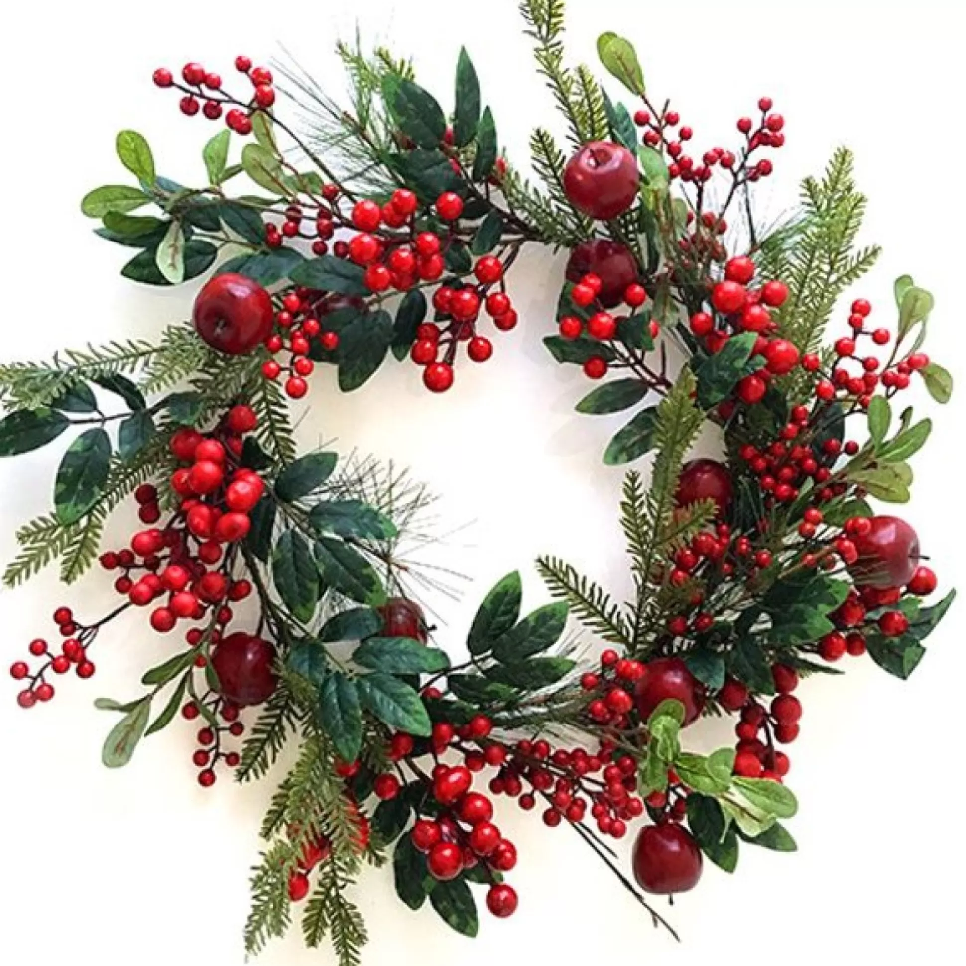 Large Berry and Apple Wreath Christmas Wreaths |