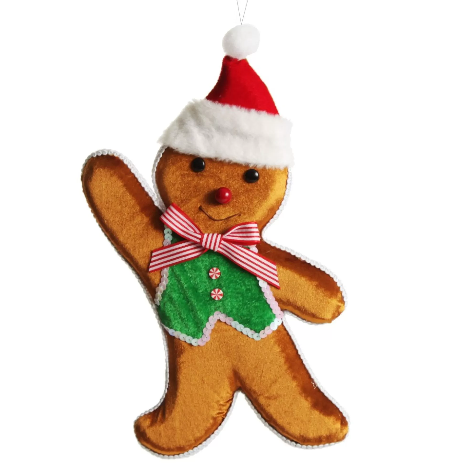 Large Gingerbread Boy Christmas Tree Decoration Christmas Tree Decorations |