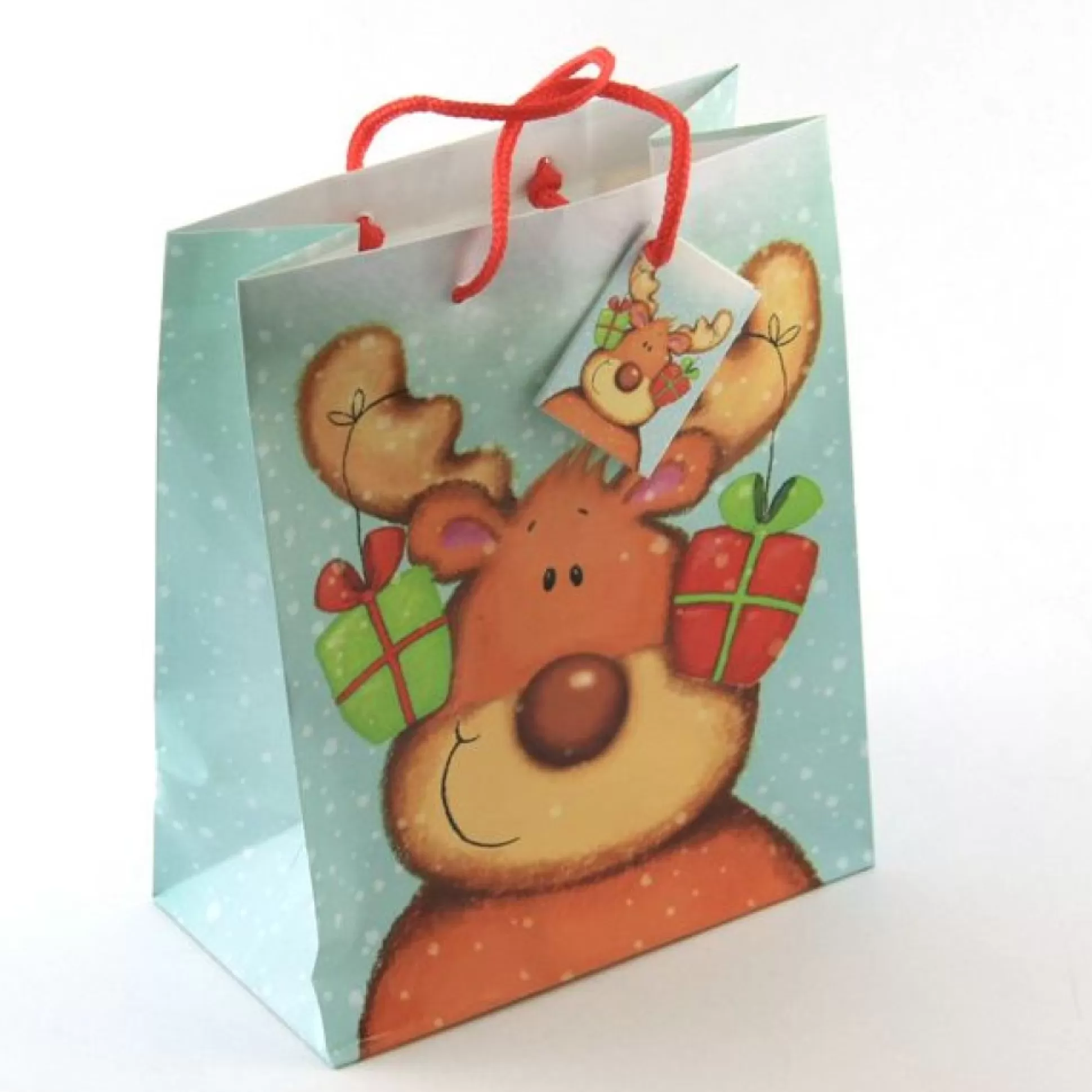 Medium Reindeer Gift Bag Gift Wrap, Boxes, Bags & Tags |