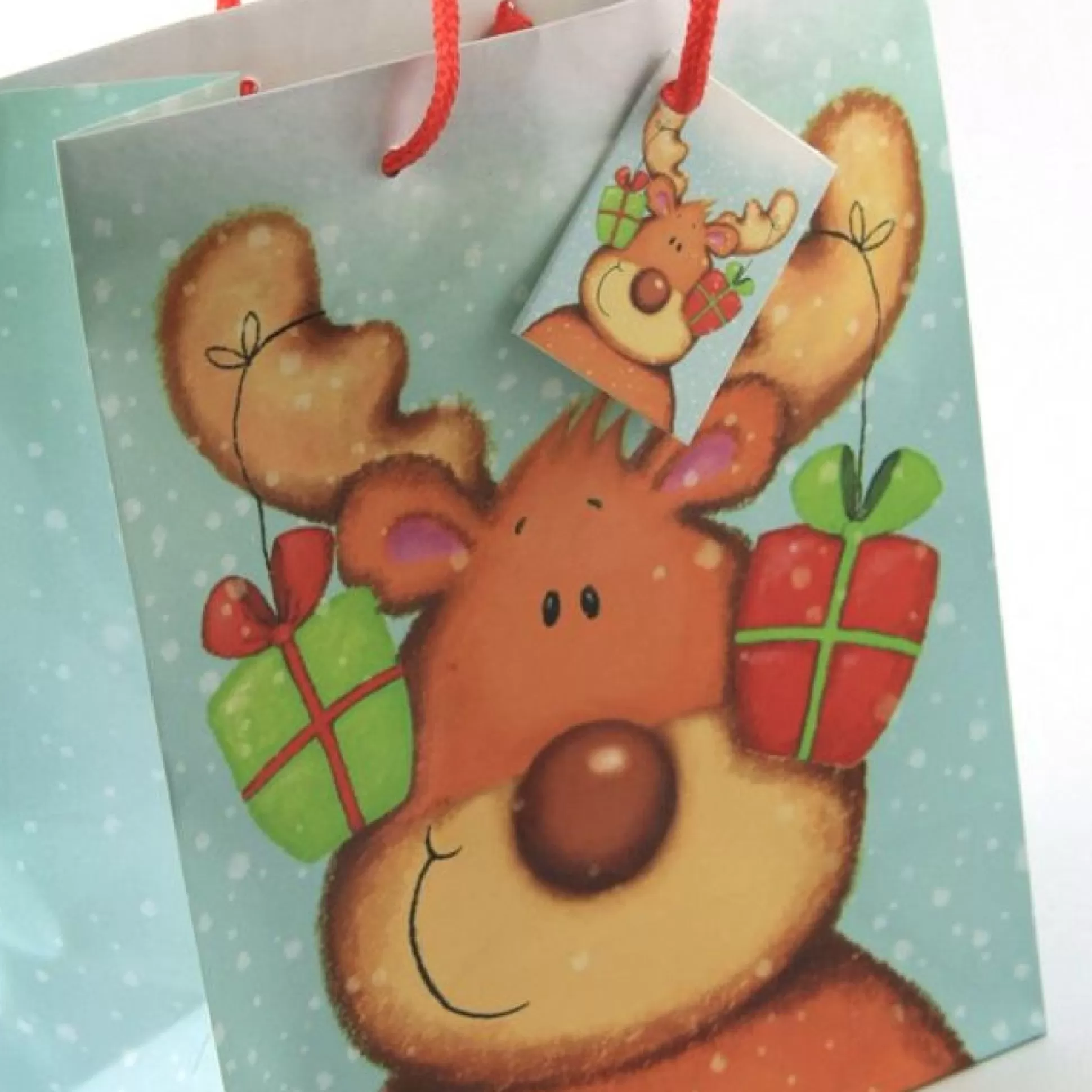 Medium Reindeer Gift Bag Gift Wrap, Boxes, Bags & Tags |