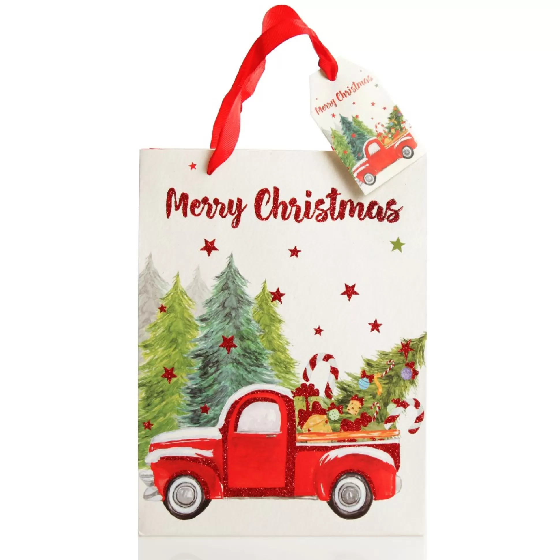 Merry Christmas Gift Bag - Red Ute Gift Wrap, Boxes, Bags & Tags |