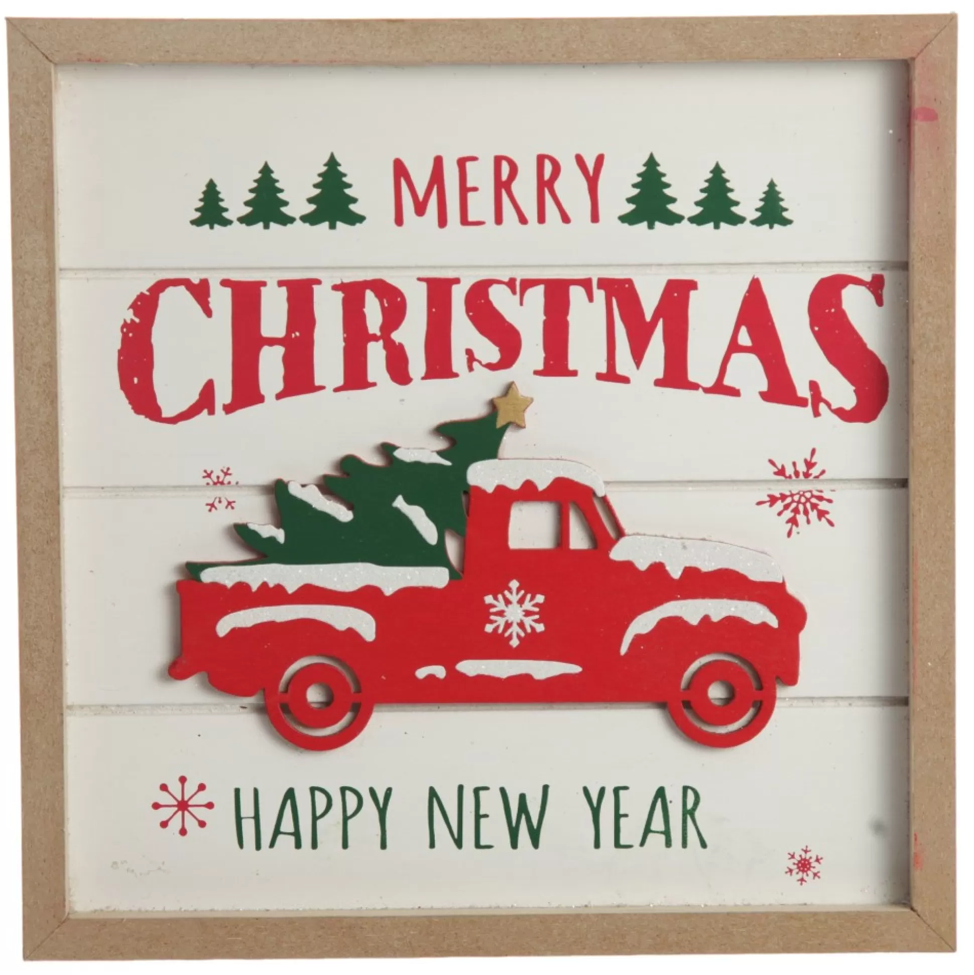 Merry Christmas Truck Wall Hanging Plaque Diy Wreaths |