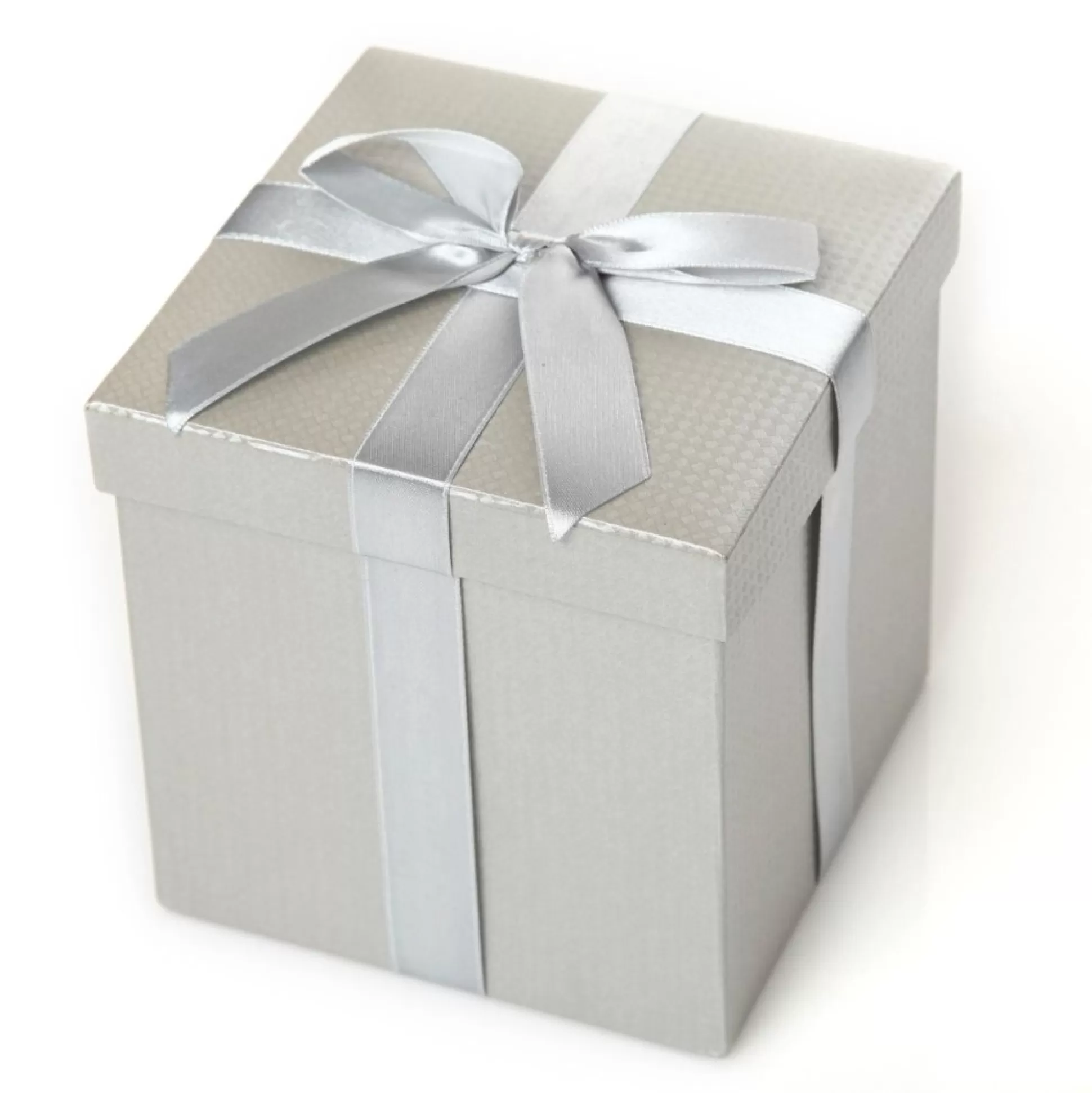 Metallic Silver Gift Box Gift Wrap, Boxes, Bags & Tags |