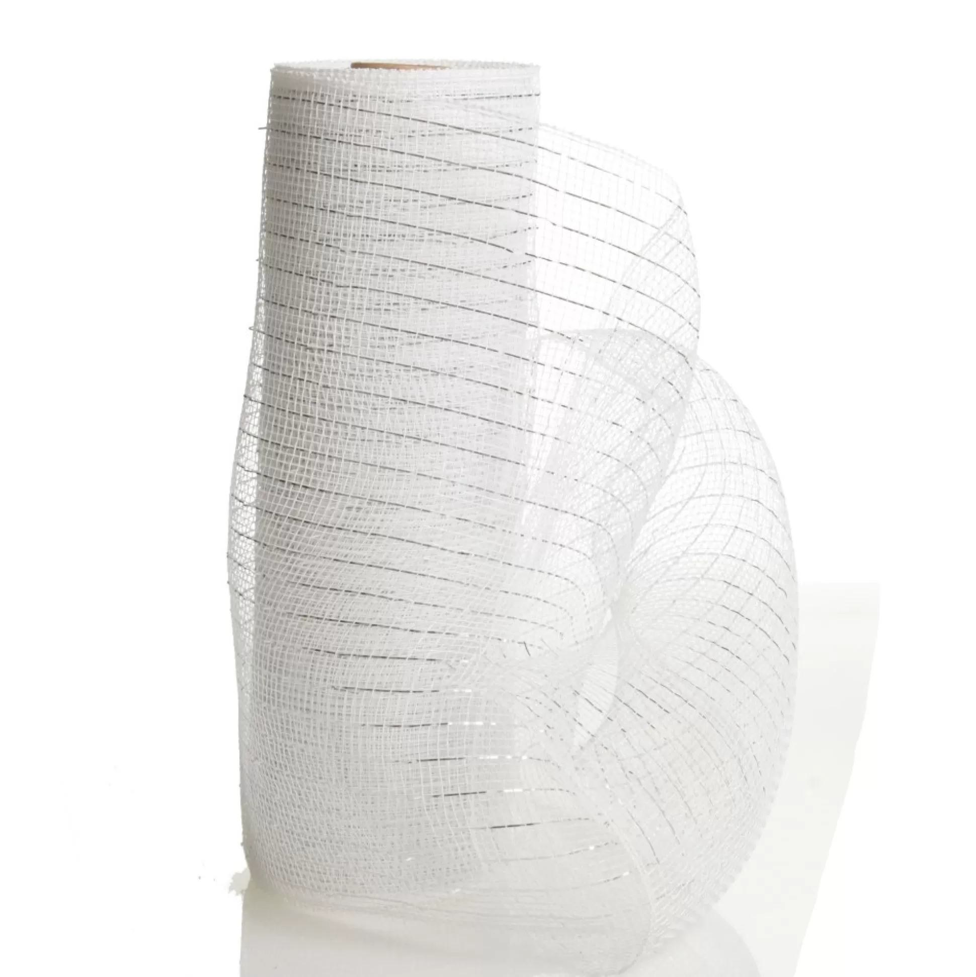 Metallic White Decomesh Roll Diy Wreaths |