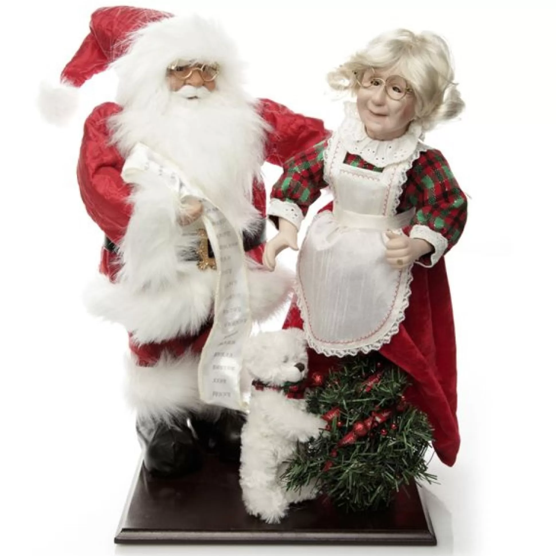 Mr and Mrs Claus Lightup Ornament Christmas Ornaments |