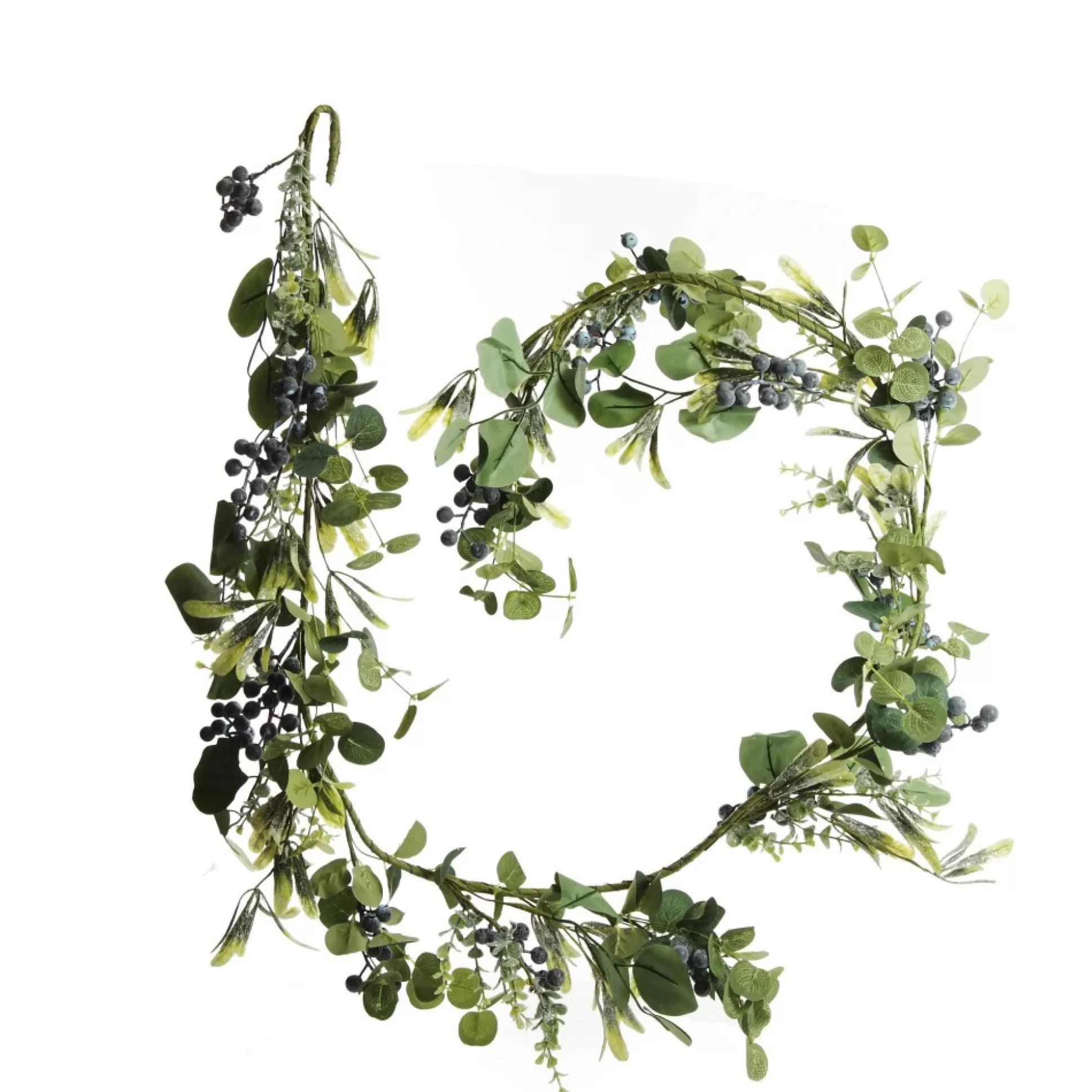 Native Mixed Leaf Garland with Blueberries Christmas Garlands |