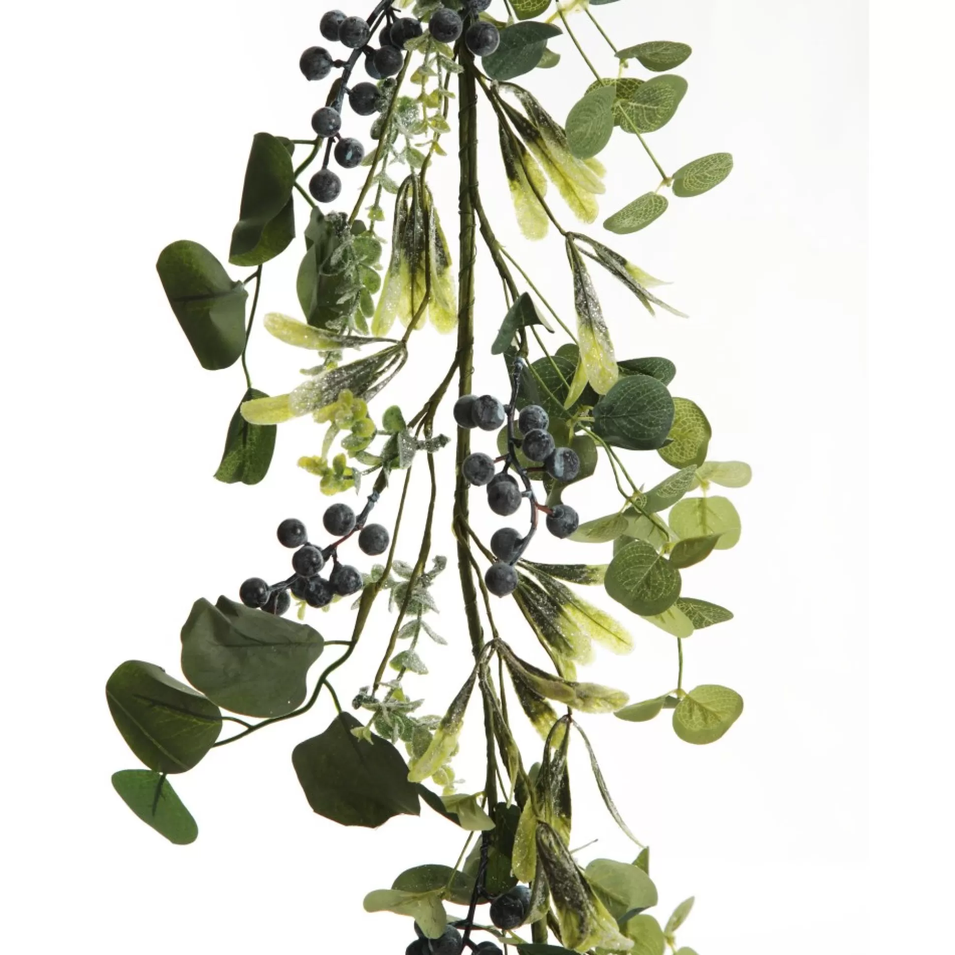 Native Mixed Leaf Garland with Blueberries Christmas Garlands |