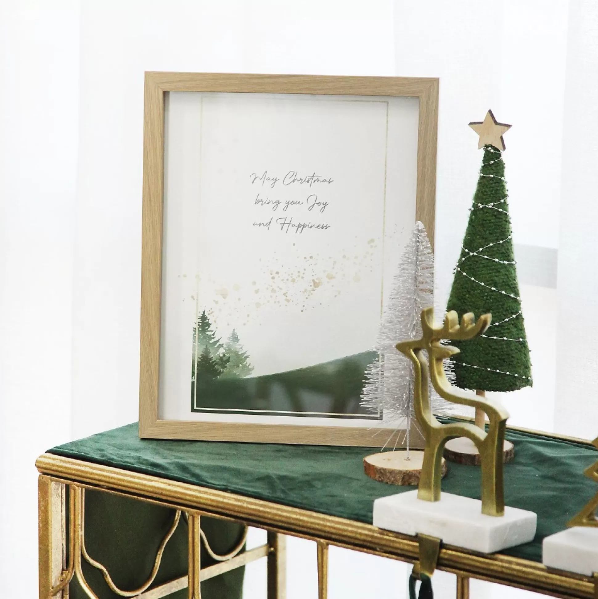 Nordic Christmas Village Poster Christmas Prints |