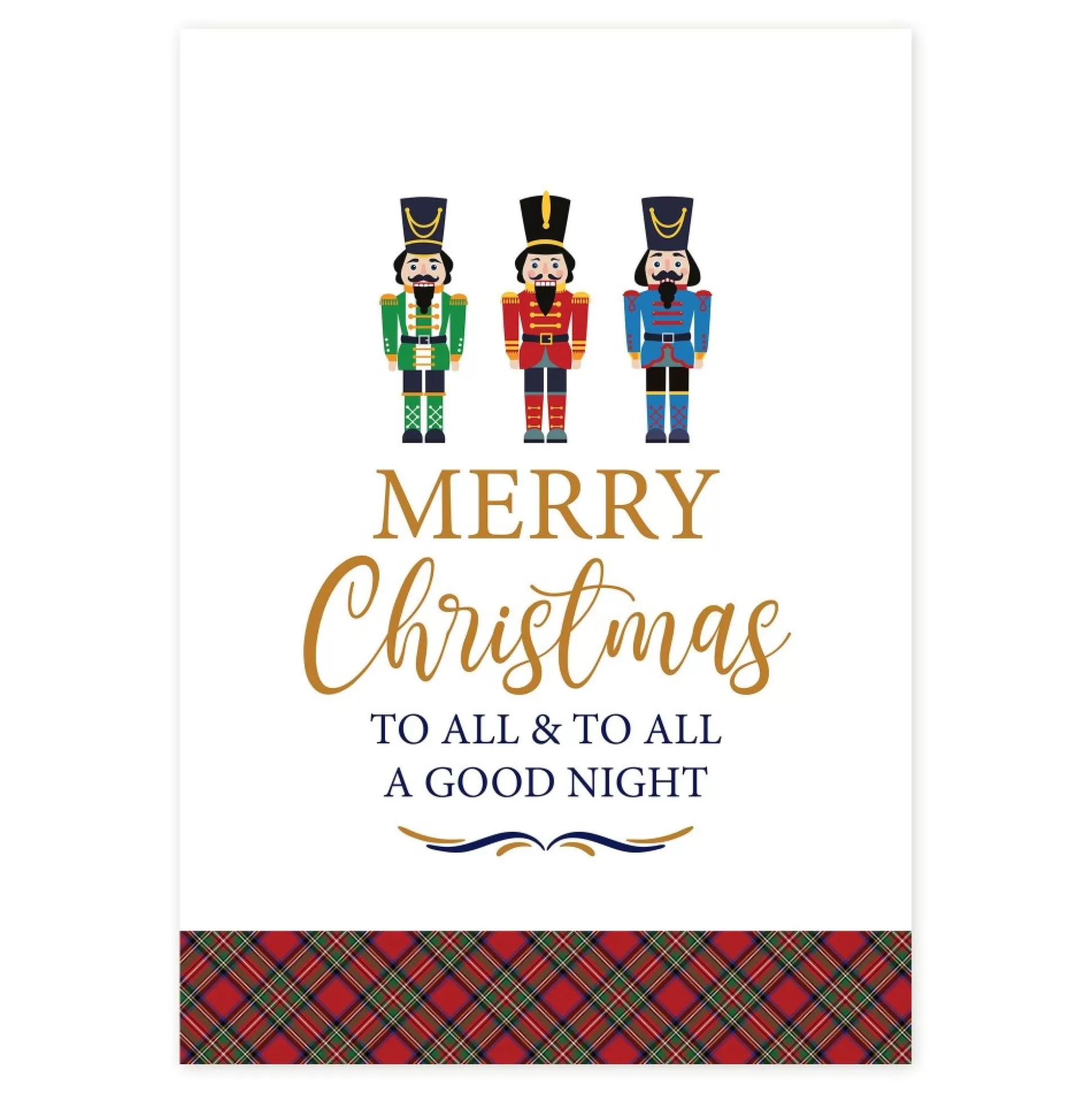 Nutcracker Merry Christmas To All Poster Print Christmas Prints |