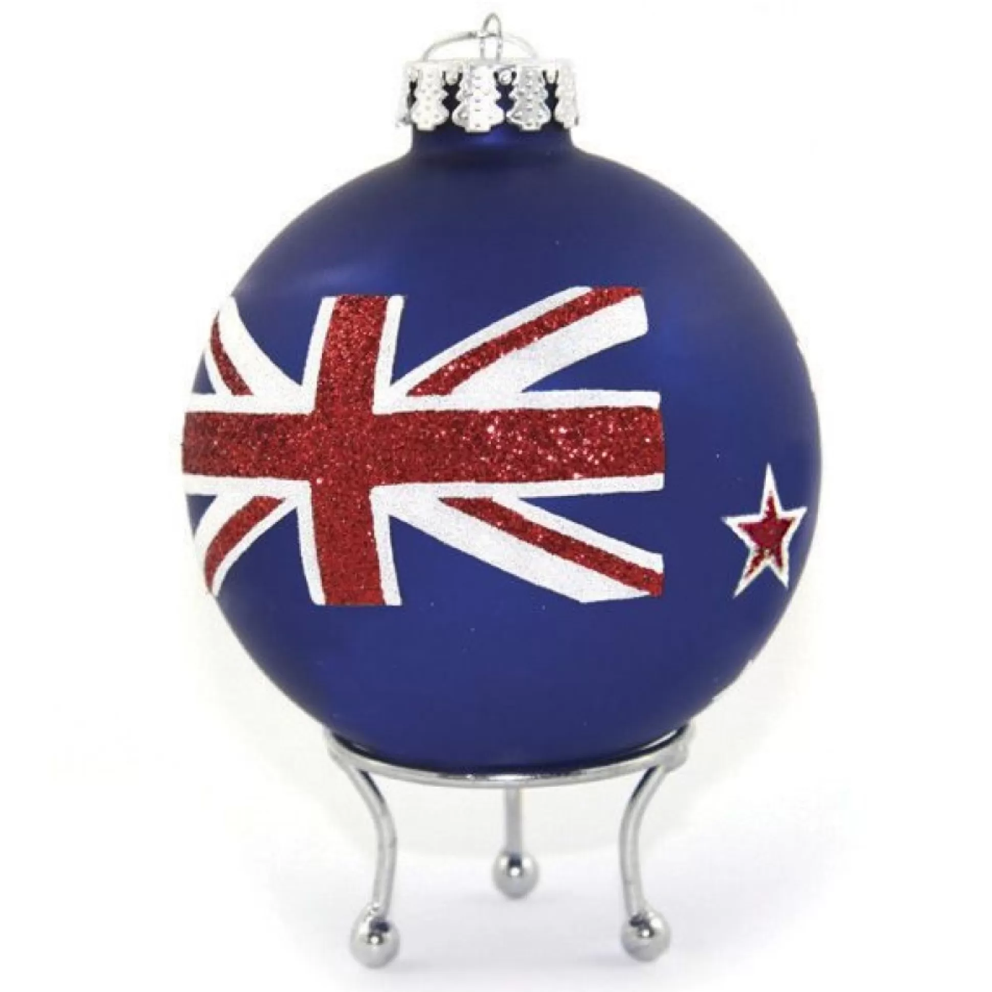 NZ Flag Christmas Bauble Personalised Baubles |