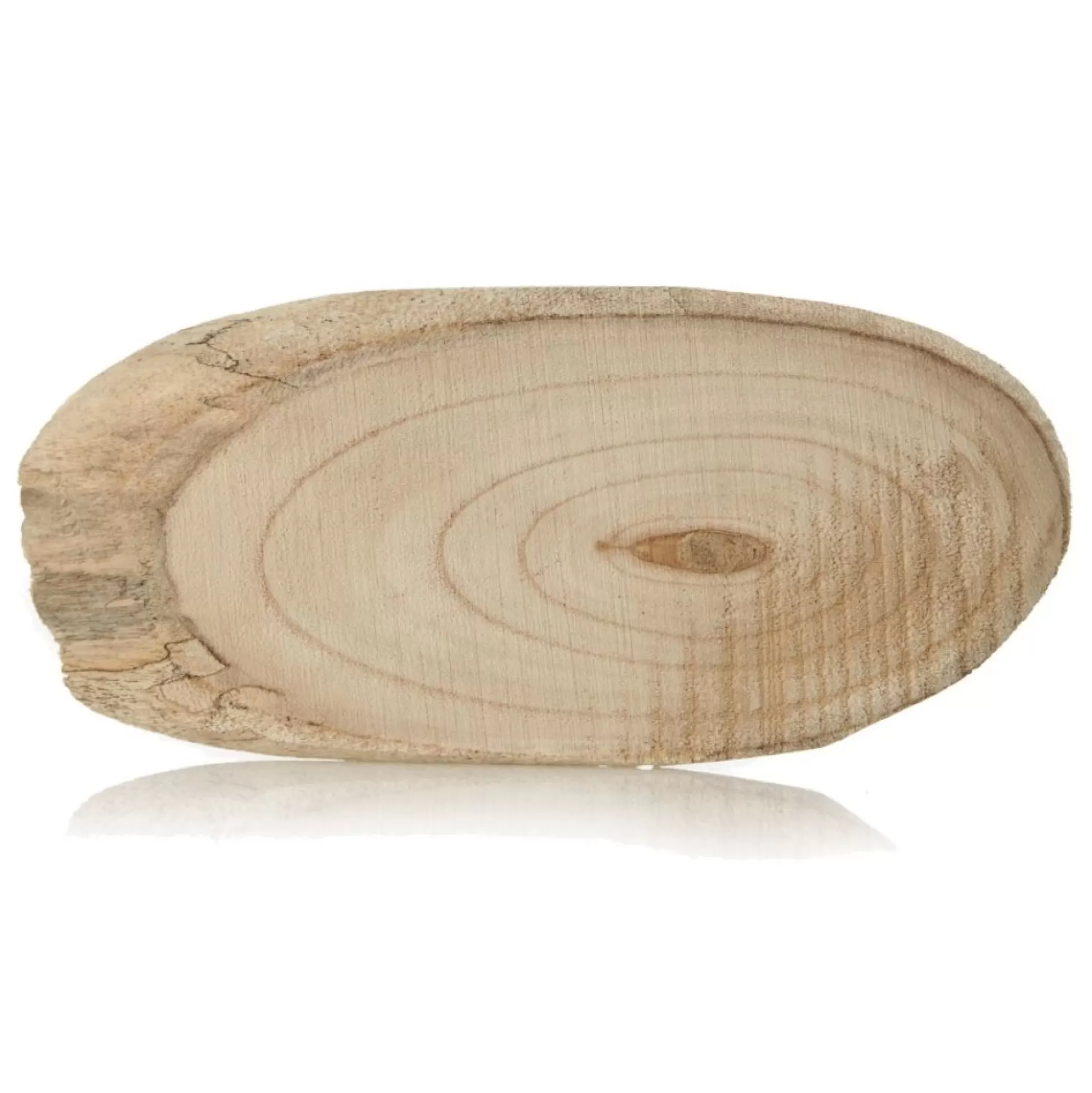 Oval Natural Wood Timber Slice Christmas Table Decor |