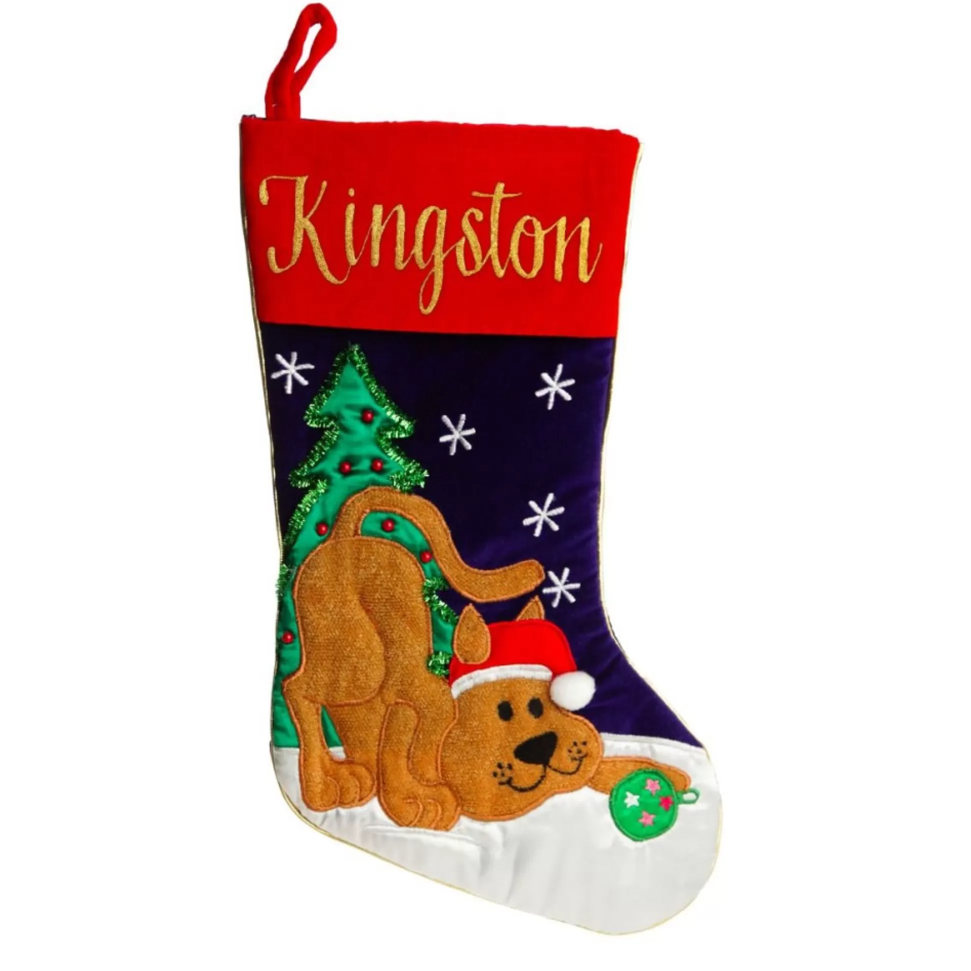 Personalised Cat Christmas Stocking Personalised Stockings |