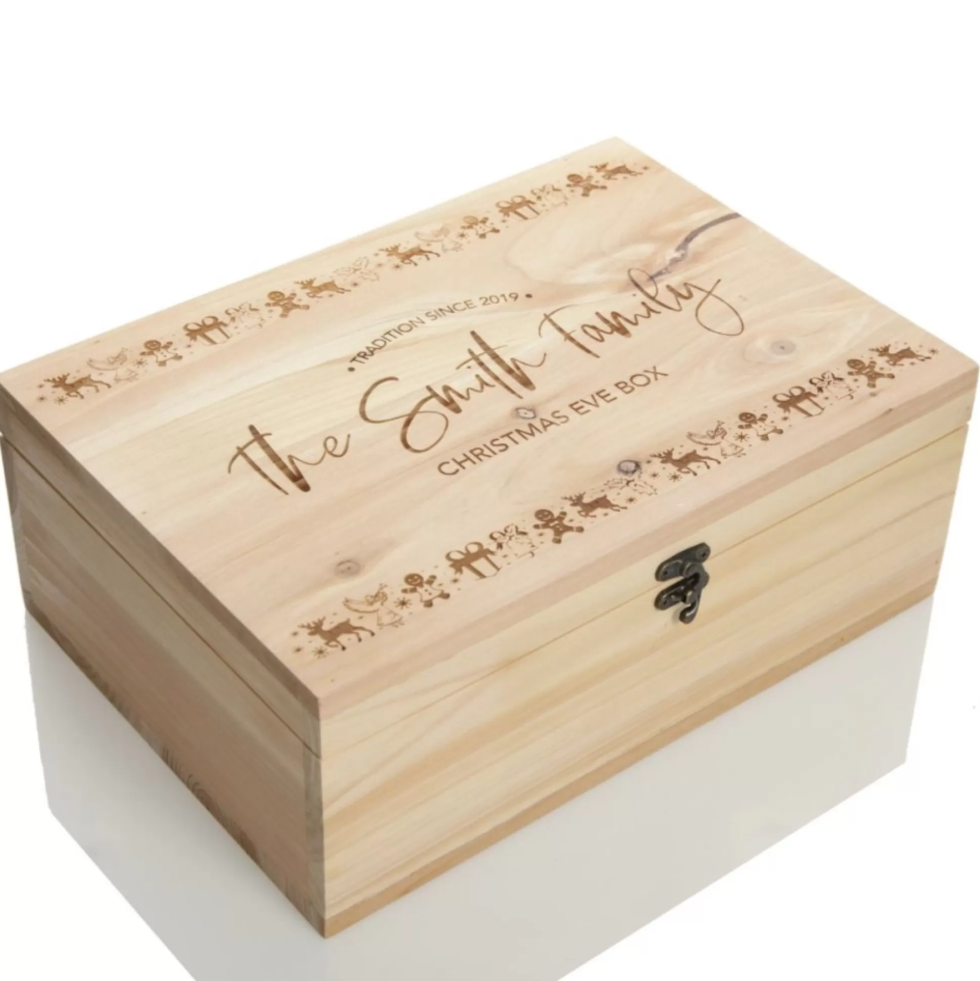 Personalised Christmas Parade Wooden Christmas Eve Box Gift Wrap, Boxes, Bags & Tags |