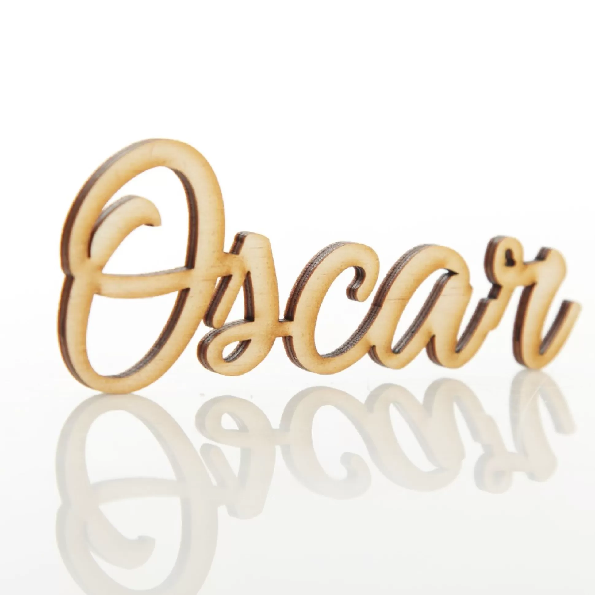 Personalised Laser Cut Names Christmas Table Decor |