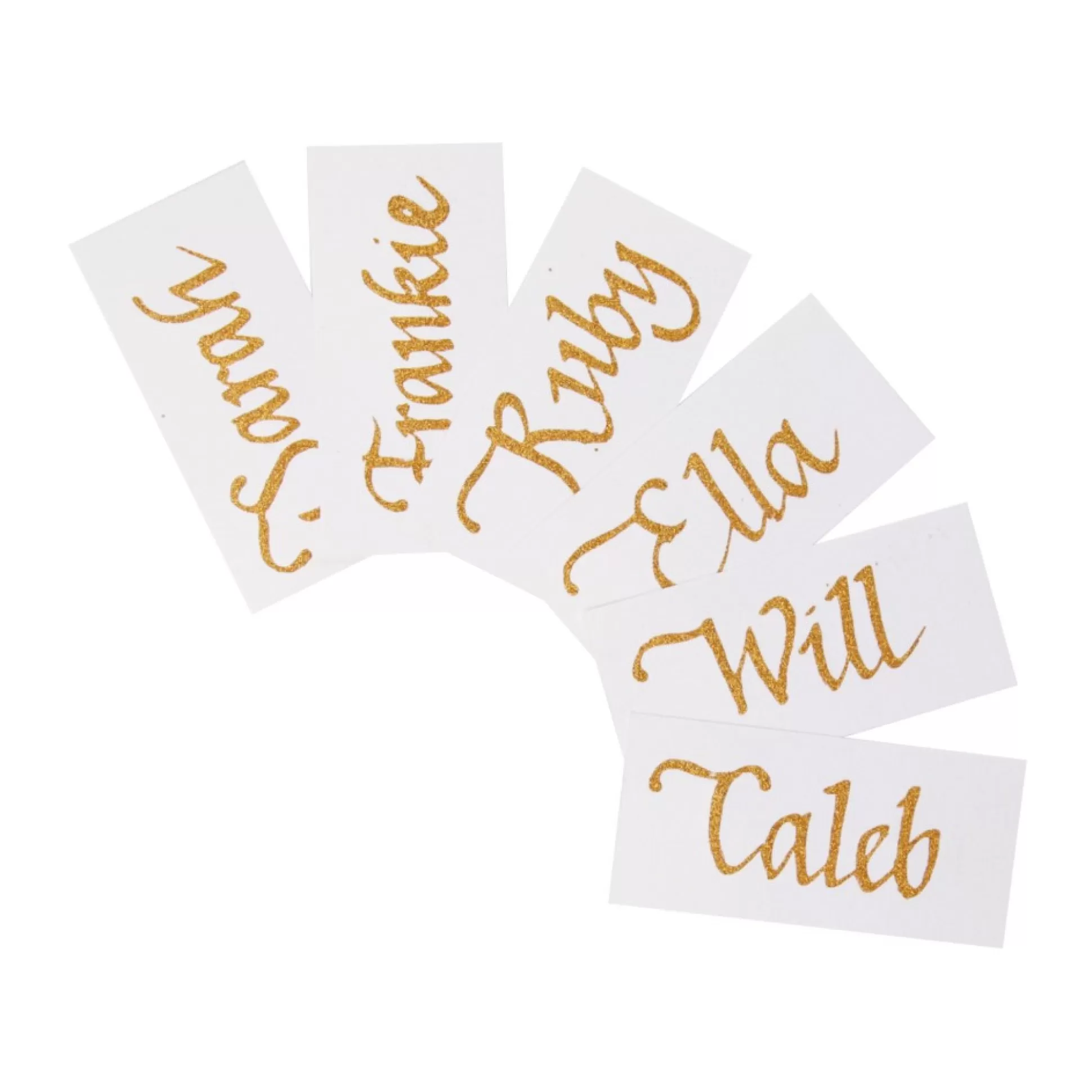 Personalised Name Place Cards - Set of 6 Christmas Table Decor |