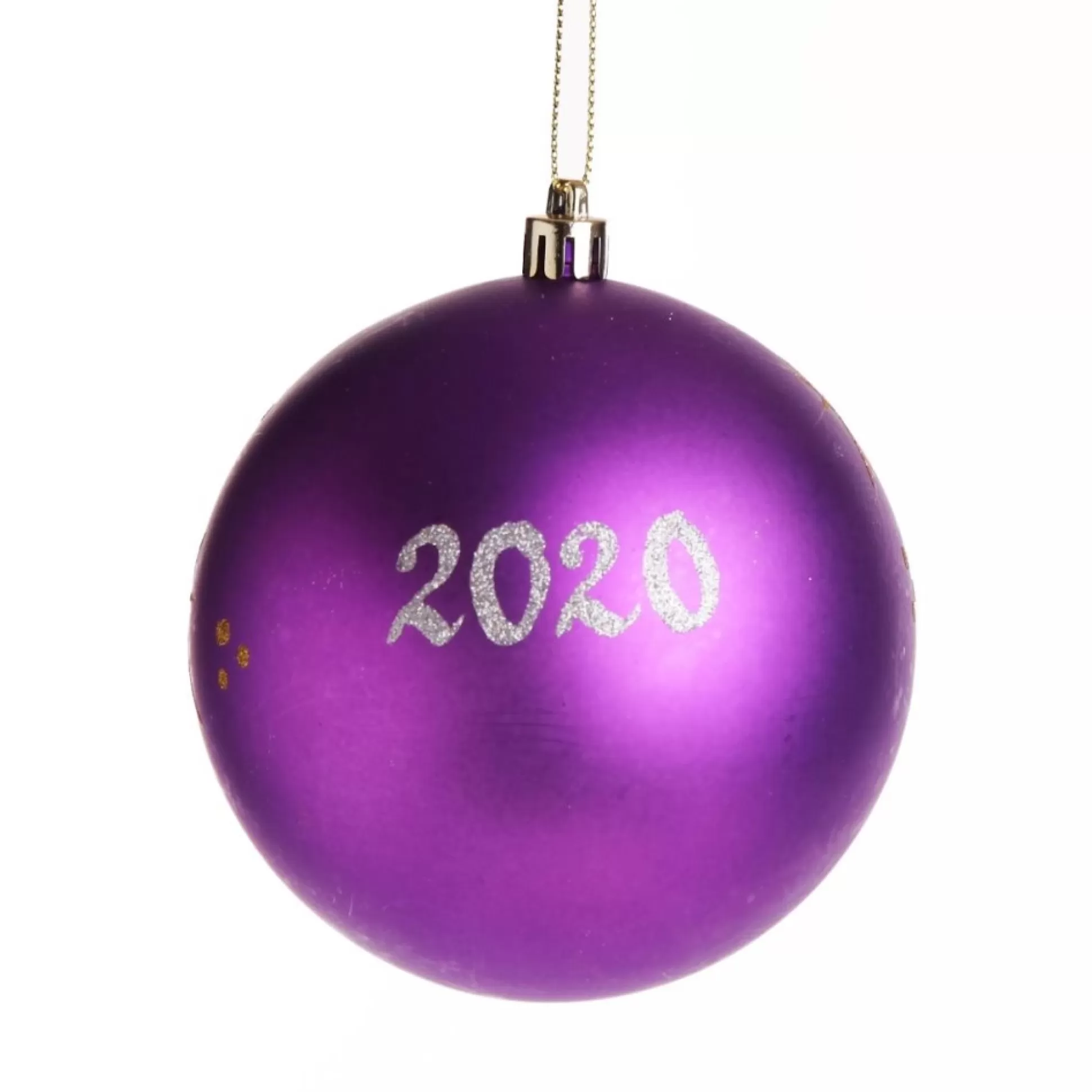 Personalised Purple Shatterproof Christmas Bauble Personalised Baubles |