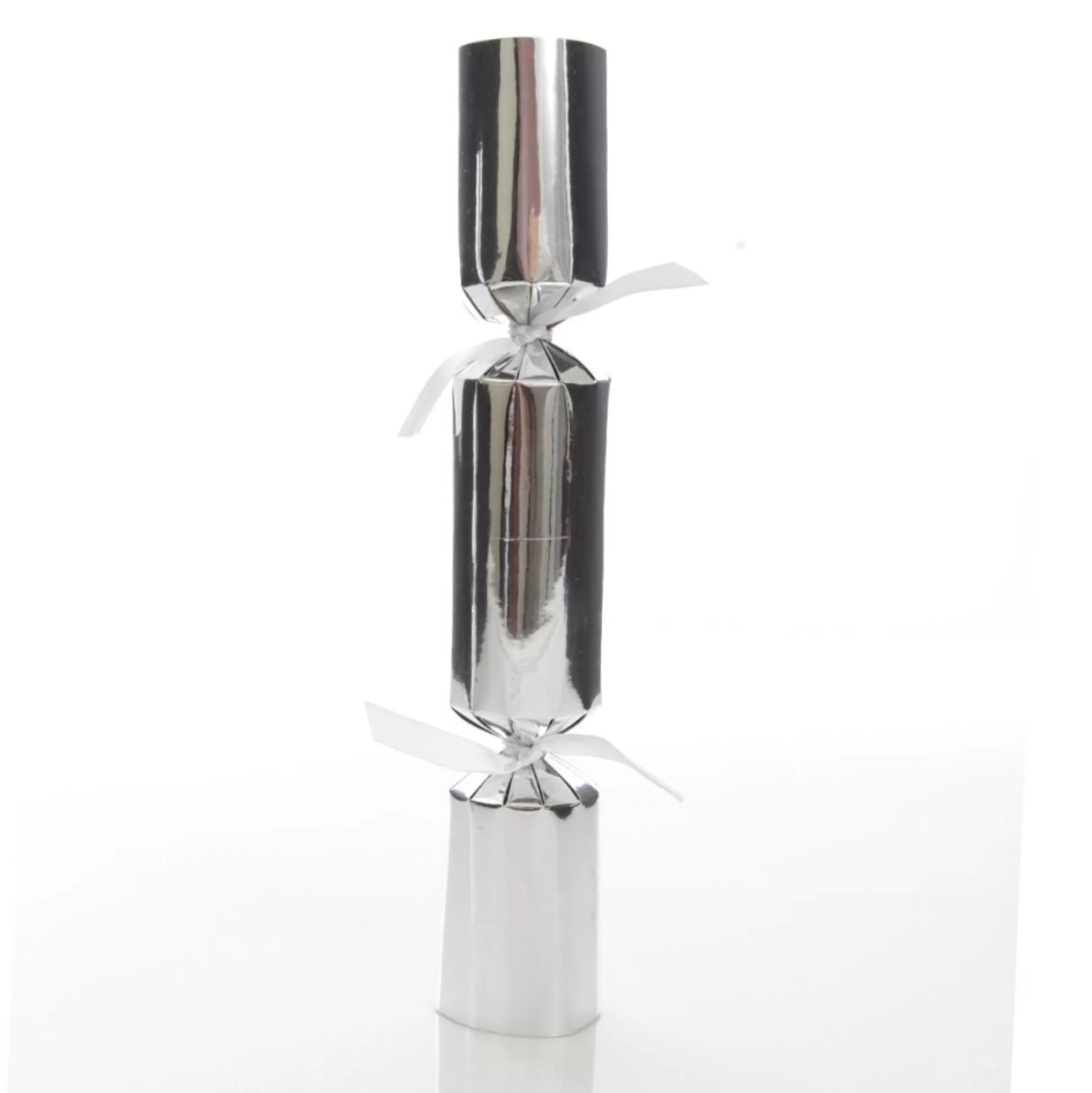 Personalised Silver Plain Bon Bon - Single Christmas Bon Bons |