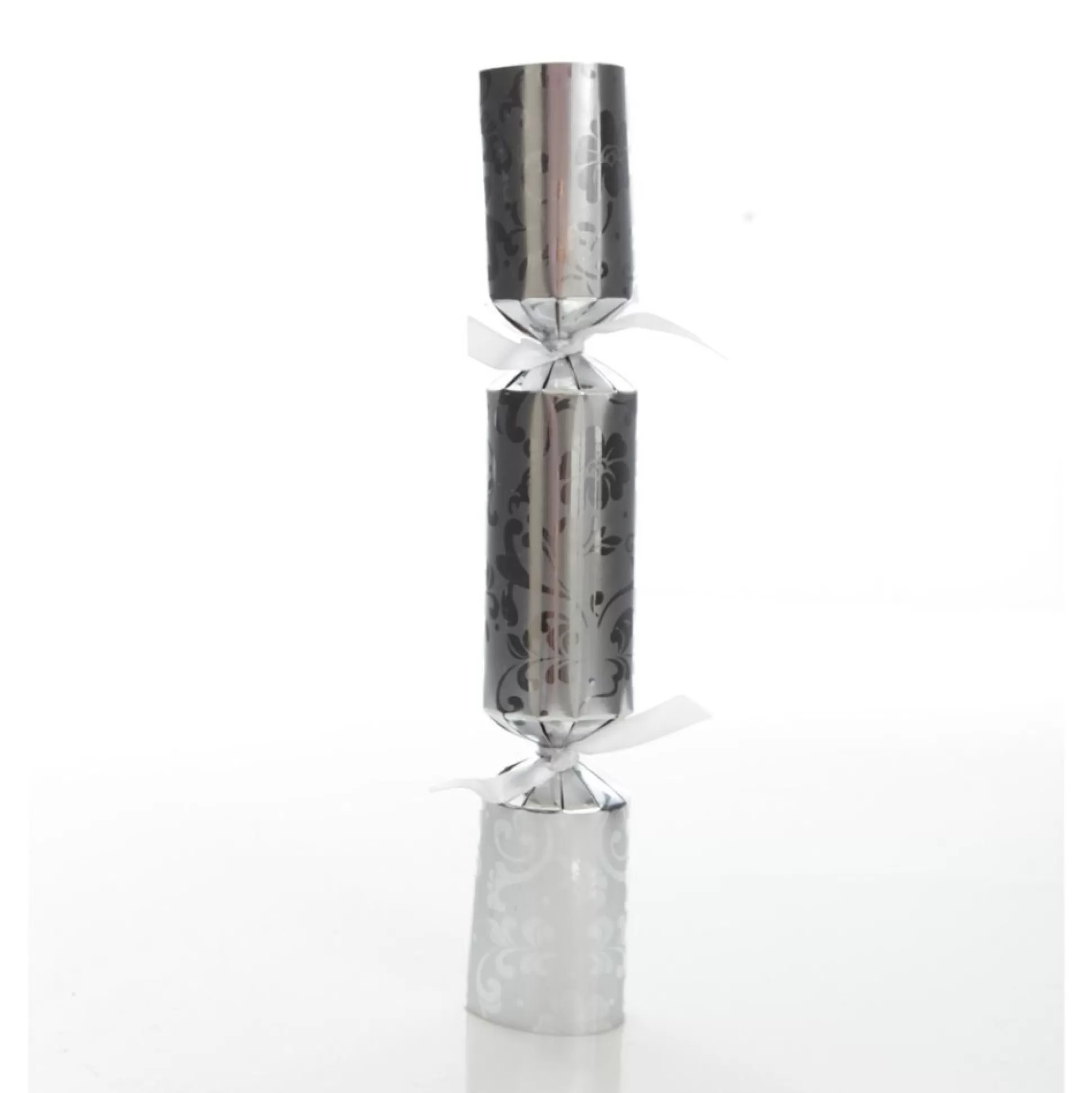 Personalised Silver Swirl Bon Bon - Single Christmas Bon Bons |