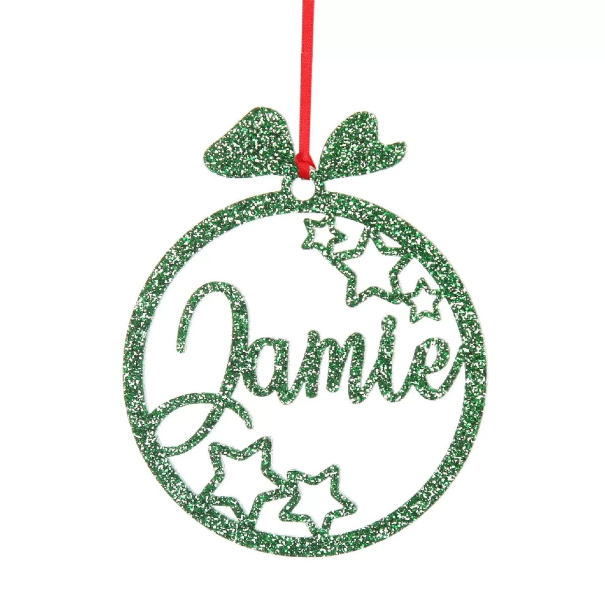 Personalised Stars Laser Cut Christmas Decoration Personalised Decorations |